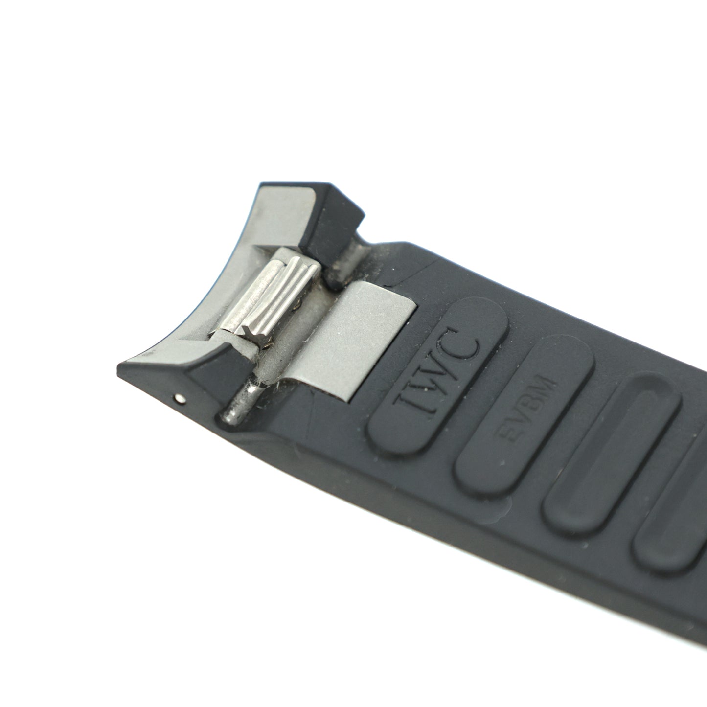 IWC アイダブリュシー 純正 ラバーベルト アクアタイマー用 尾錠付き ブラック メンズ 時計ベルト