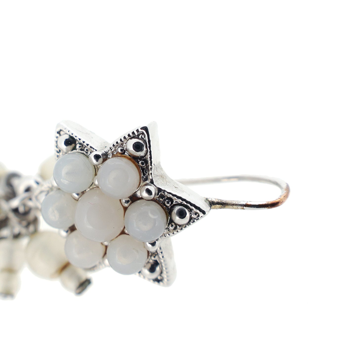 DIOR ディオール パール ロゴ 片方のみ シルバー レディース ピアス