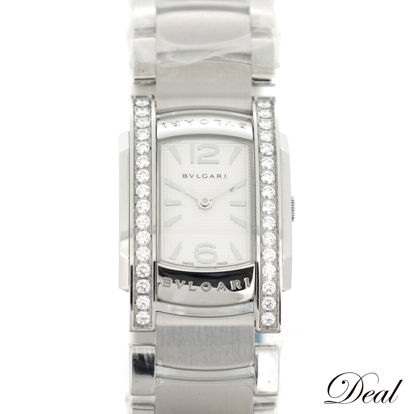 美品 ベゼルダイヤ BVLGARI ブルガリ  アショーマ  AA35S  レディース 腕時計