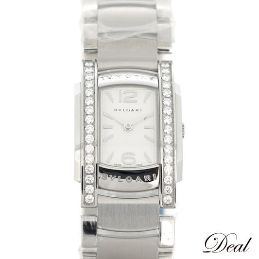美品 ベゼルダイヤ BVLGARI ブルガリ  アショーマ  AA35S  レディース 腕時計