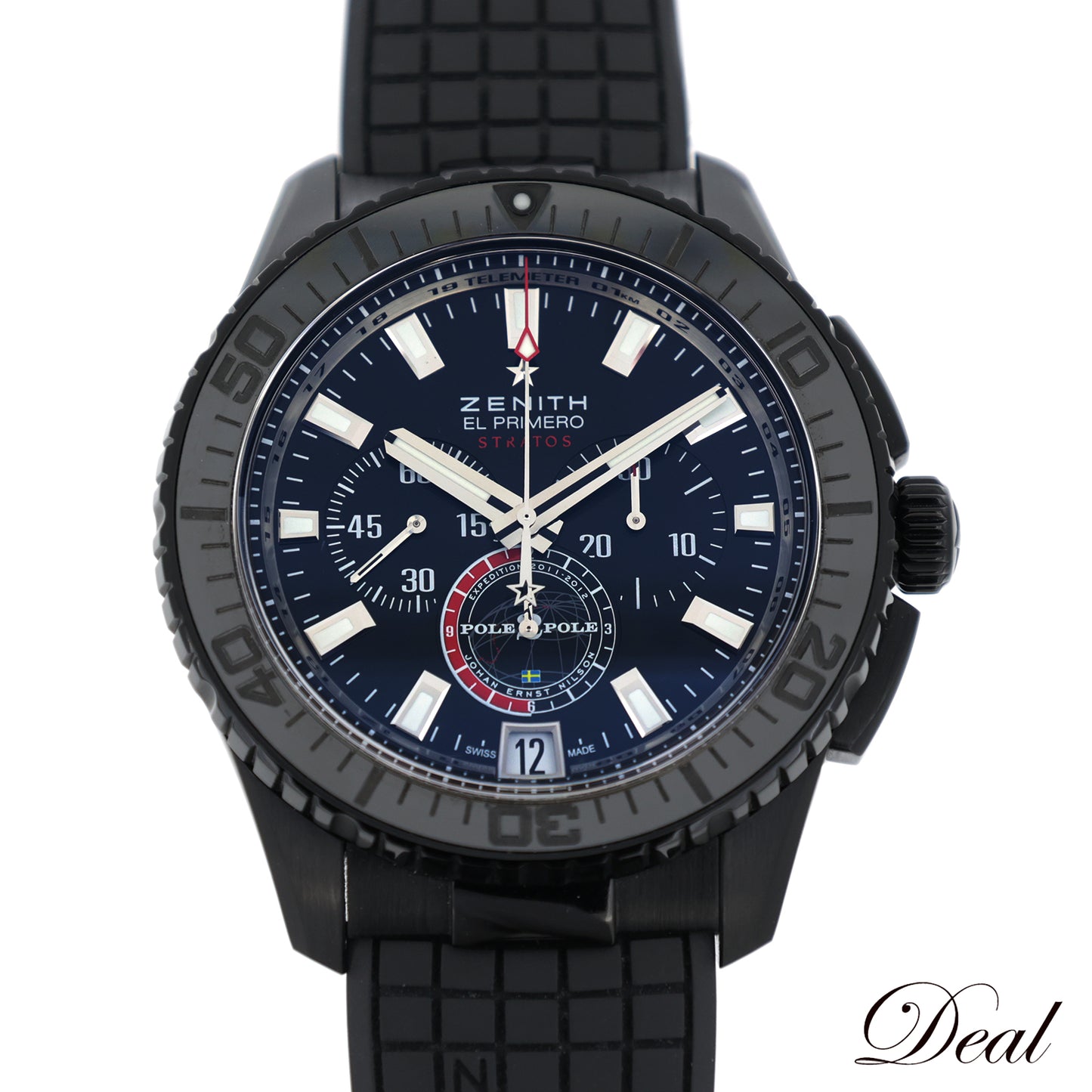 世界500本限定 ZENITH ゼニス  エル・プリメロ ストラトス フライバック クロノ ヨハン エルンスト ニルソン  24.2062.405  メンズ 腕時計