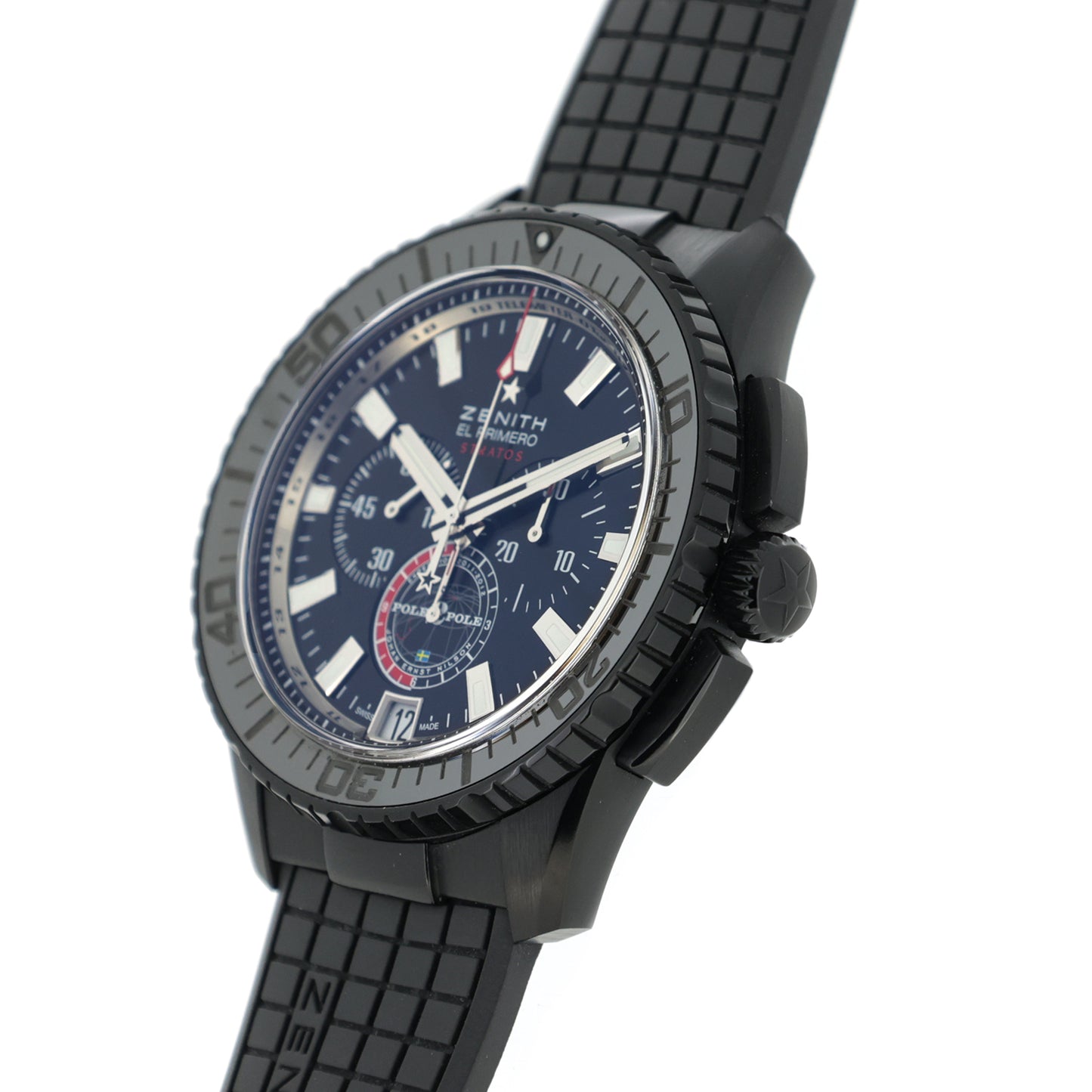 世界500本限定 ZENITH ゼニス  エル・プリメロ ストラトス フライバック クロノ ヨハン エルンスト ニルソン  24.2062.405  メンズ 腕時計