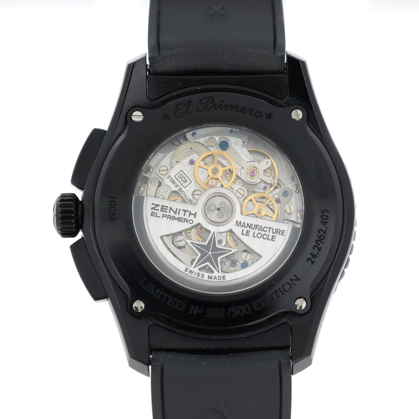 世界500本限定 ZENITH ゼニス  エル・プリメロ ストラトス フライバック クロノ ヨハン エルンスト ニルソン  24.2062.405  メンズ 腕時計