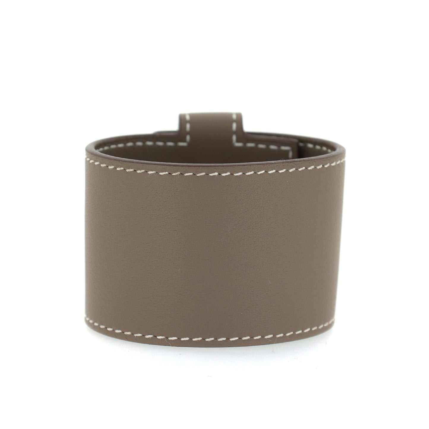 未使用 展示品 HERMES エルメス ケリーツイスト GM エトゥープ ピンクゴールド金具 B刻印 T1 ベージュ レディース ブレスレット