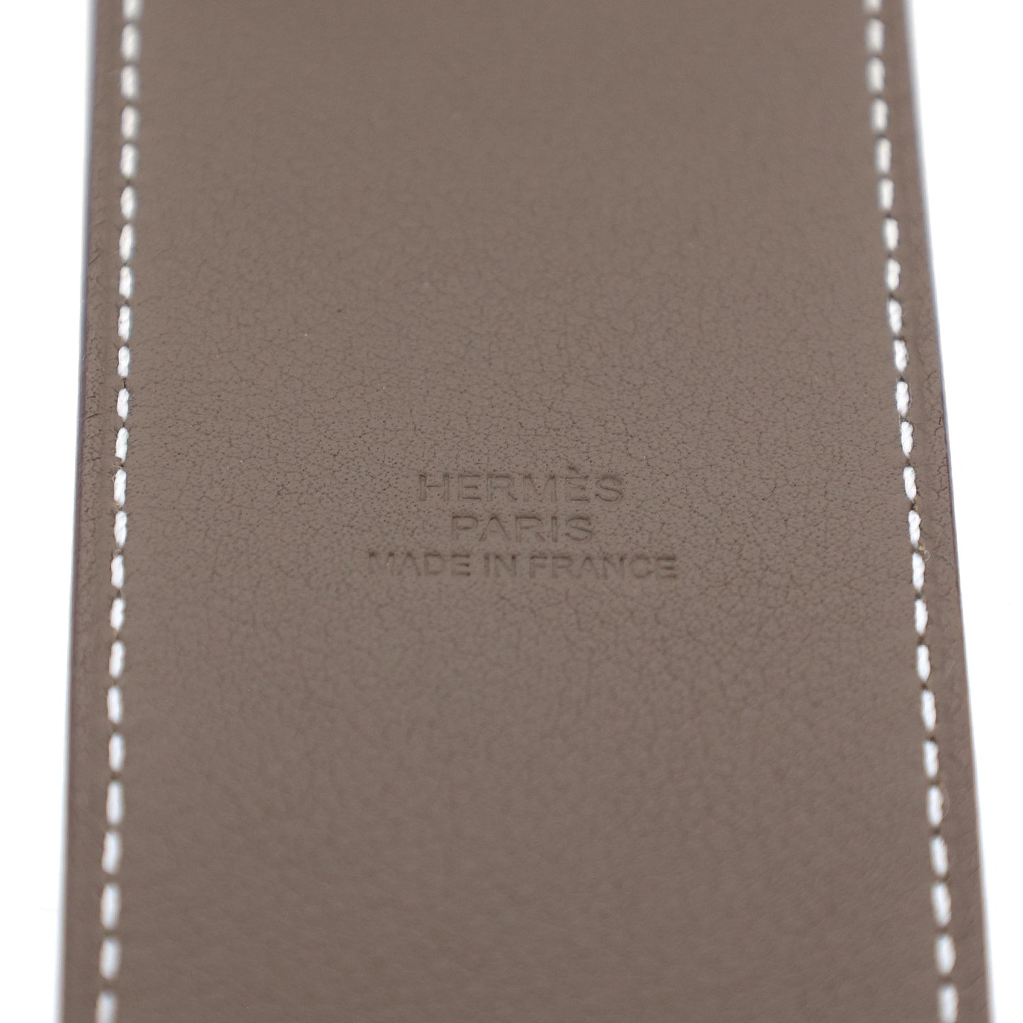 未使用 展示品 HERMES エルメス ケリーツイスト GM エトゥープ ピンクゴールド金具 B刻印 T1 ベージュ レディース ブレスレット
