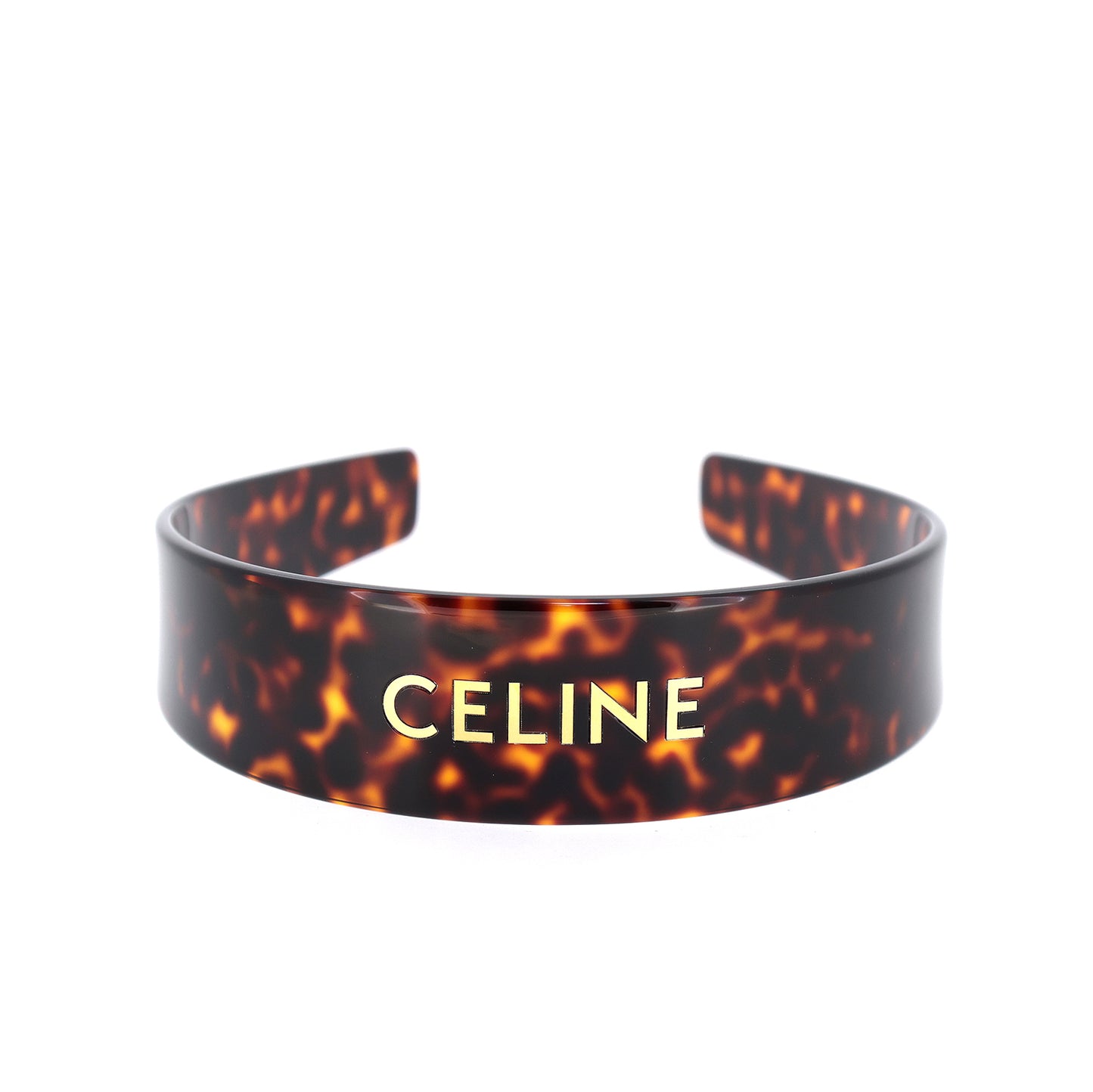 CELINE セリーヌ ロゴ ヘッドバンド 46Y376CEA.19AG ブラウン レディース カチューシャ