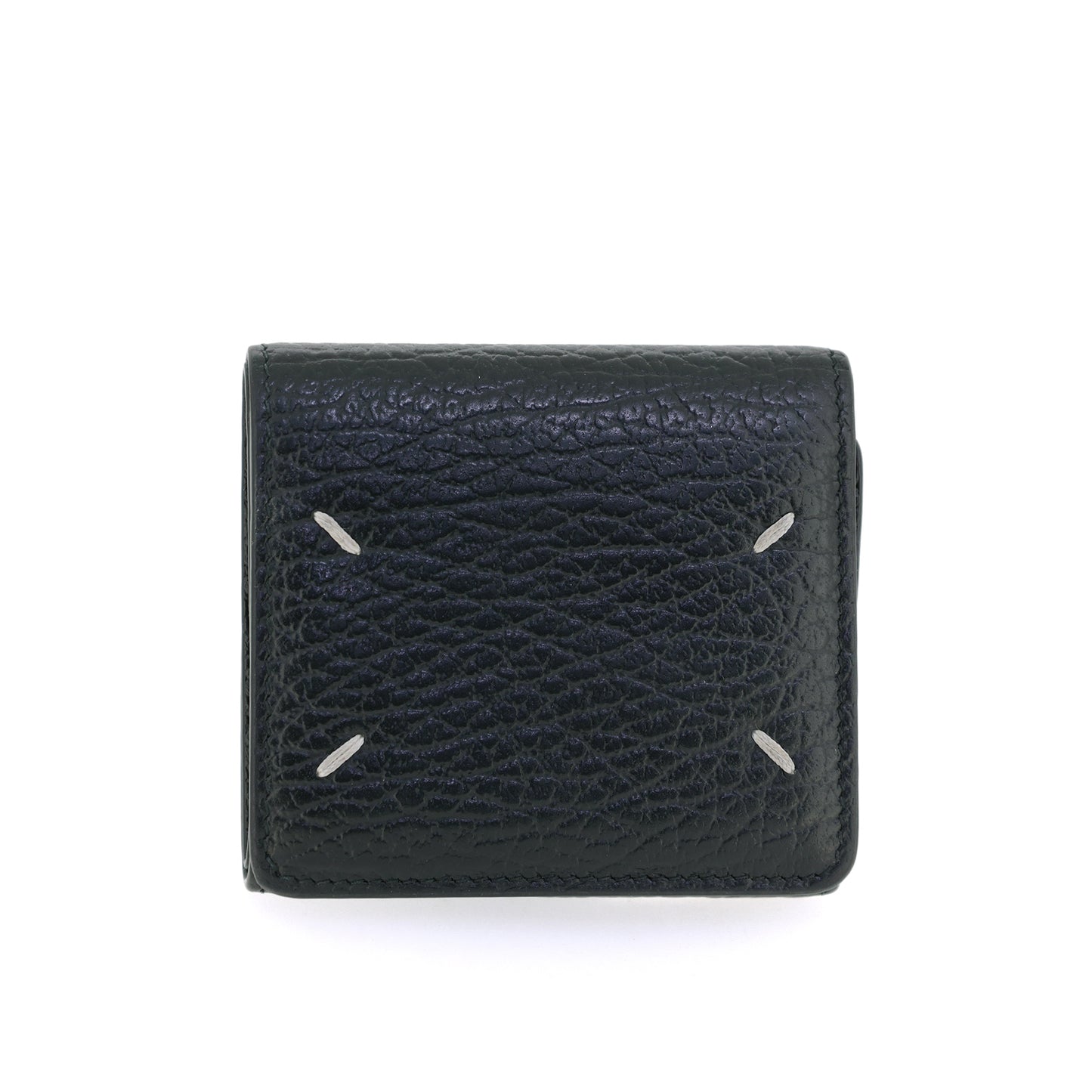 Maison Margiela メゾンマルジェラ 4ステッチ ミニウォレット S56U10150 ユニセックス ブラック メンズ 三つ折り財布