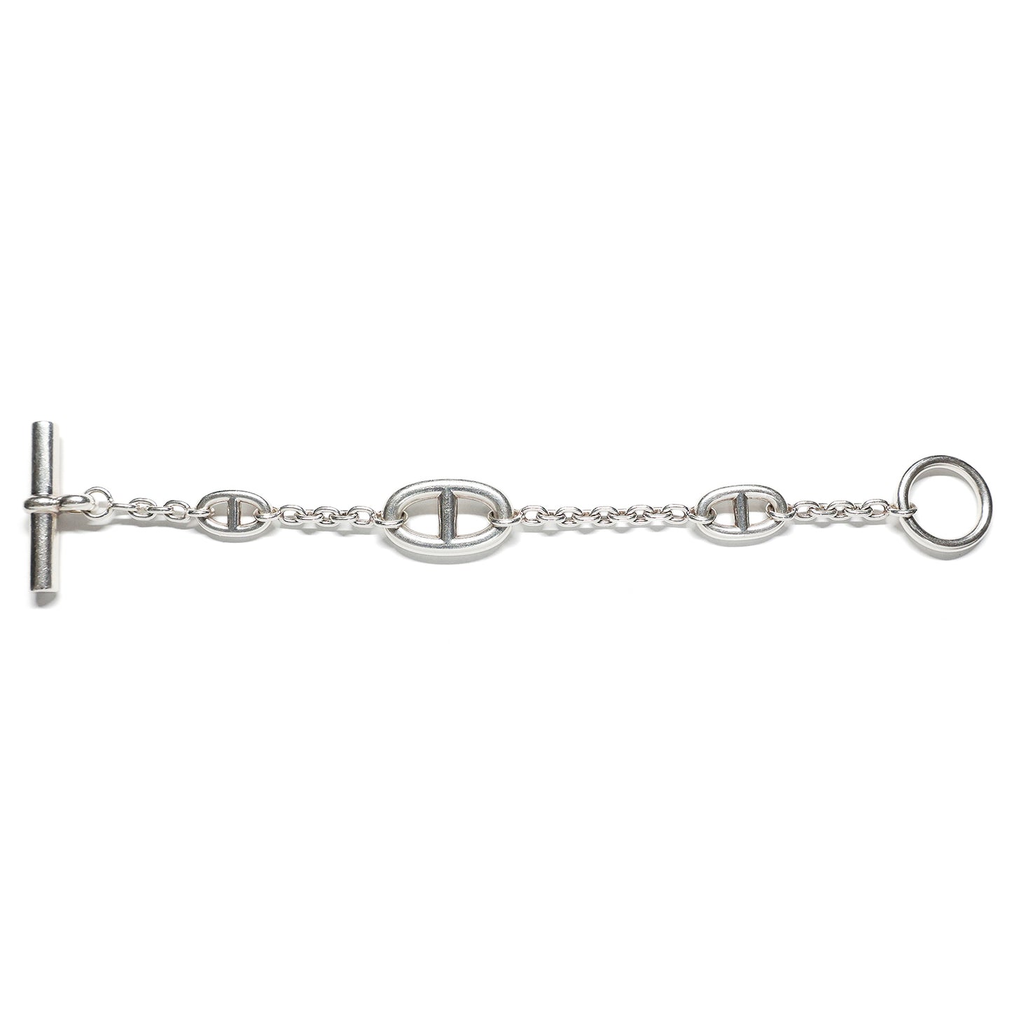 HERMES (Hermes) Chaîne d'Ancre bracelet, Falandon model, Ag925 sterling silver, women's.