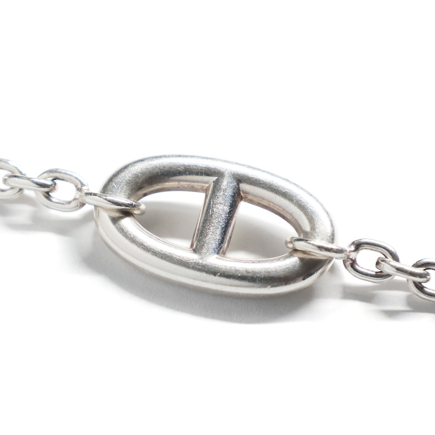 HERMES エルメス シェーヌダンクル ファランドール Ag925 シルバー レディース ブレスレット