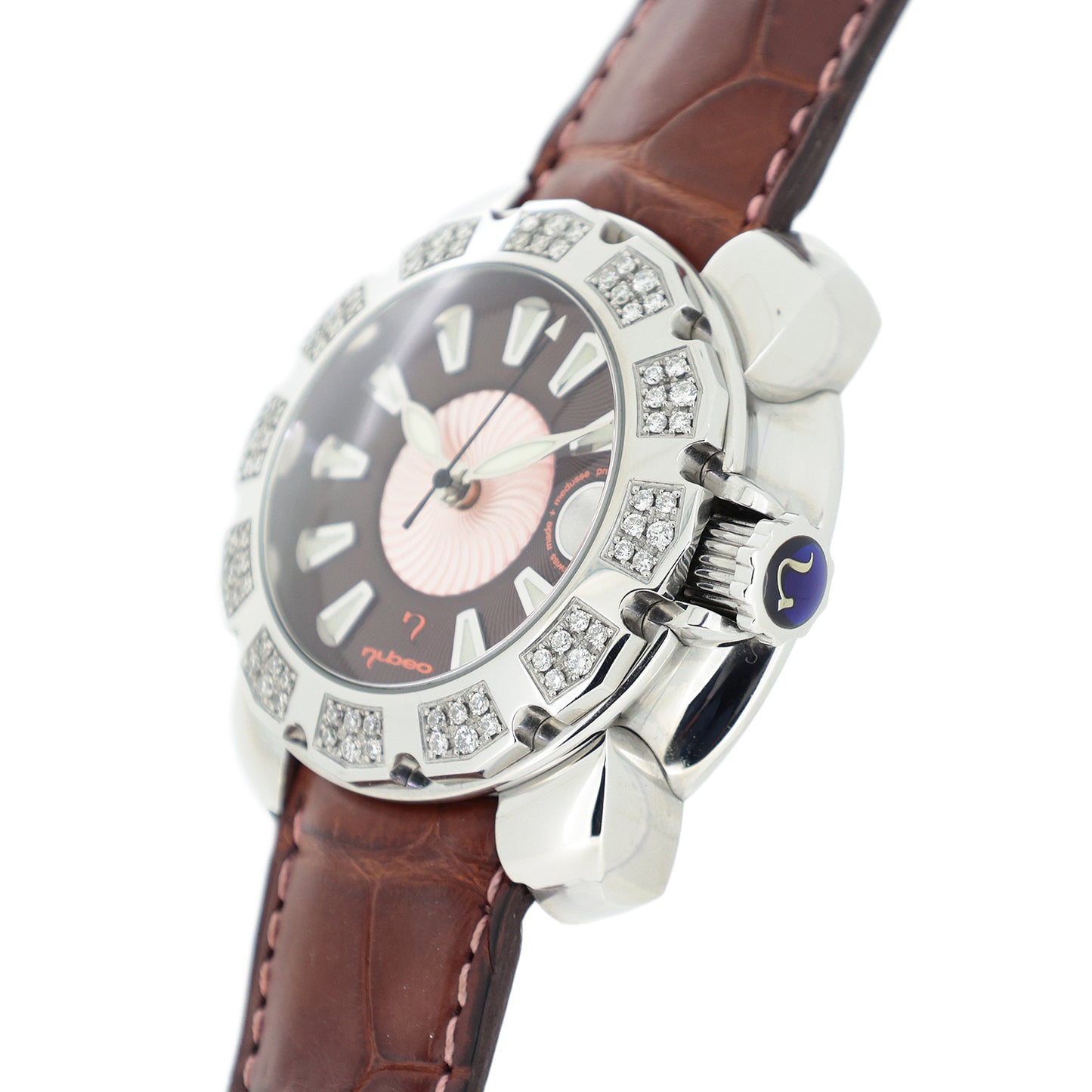 NUBEO (NuBeo) Juri Fish Project Medusa NUB02306232 Men's Watch with Bezel Diamonds
