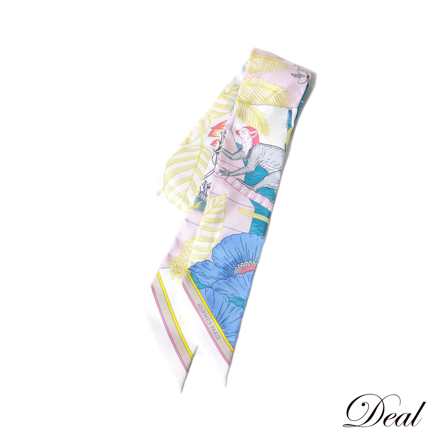 未使用 保管品 HERMES エルメス  ツイリー Precious Paradise プレシャス パラダイス  マルチカラー  レディース スカーフ