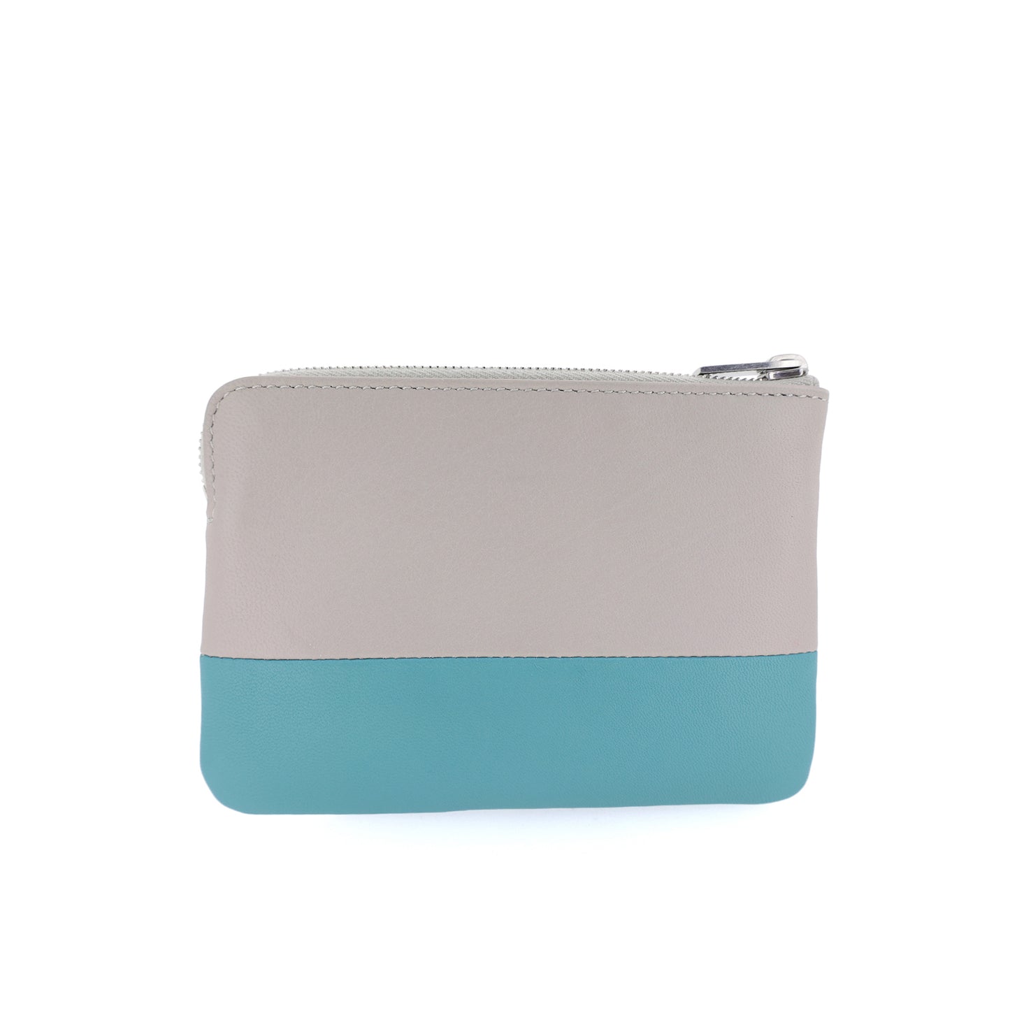 CELINE 双色灰色女士零钱包（配钥匙扣）