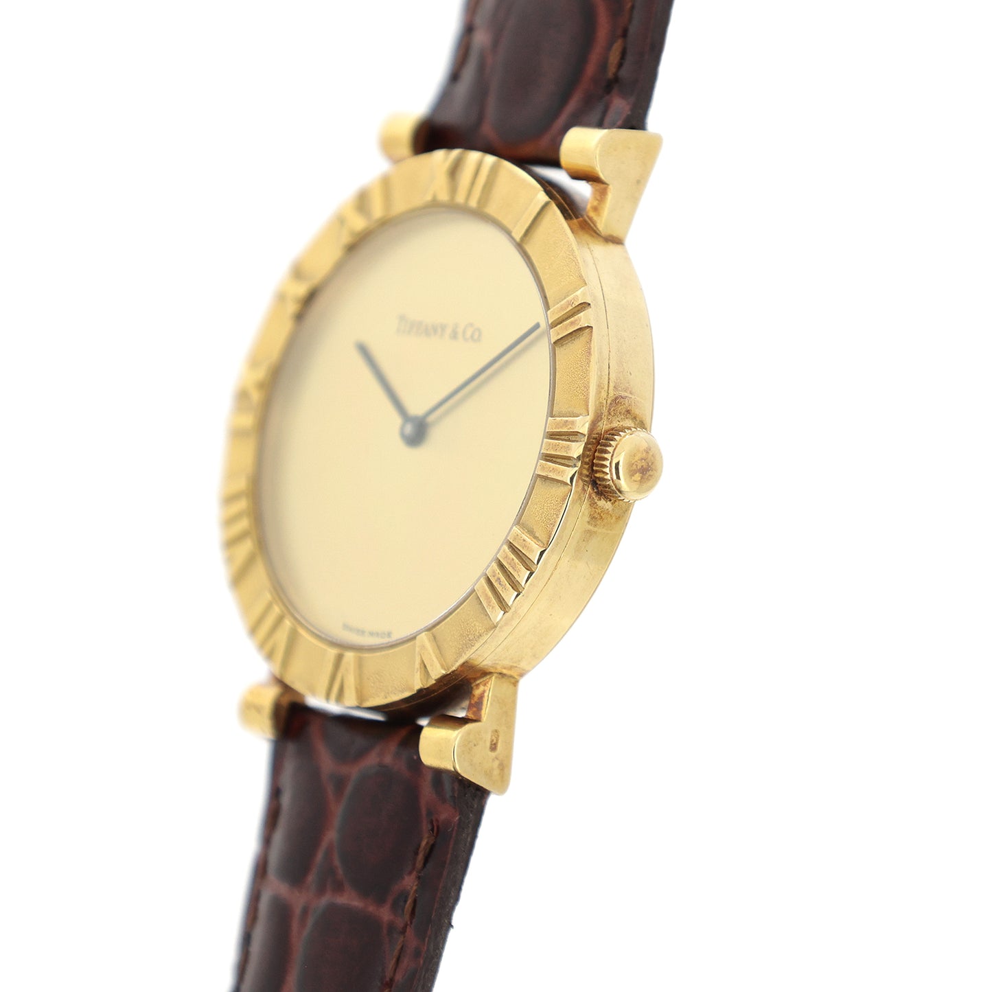 K18YG TIFFANY&Co. ティファニー アトラス D286.753 メンズ 腕時計