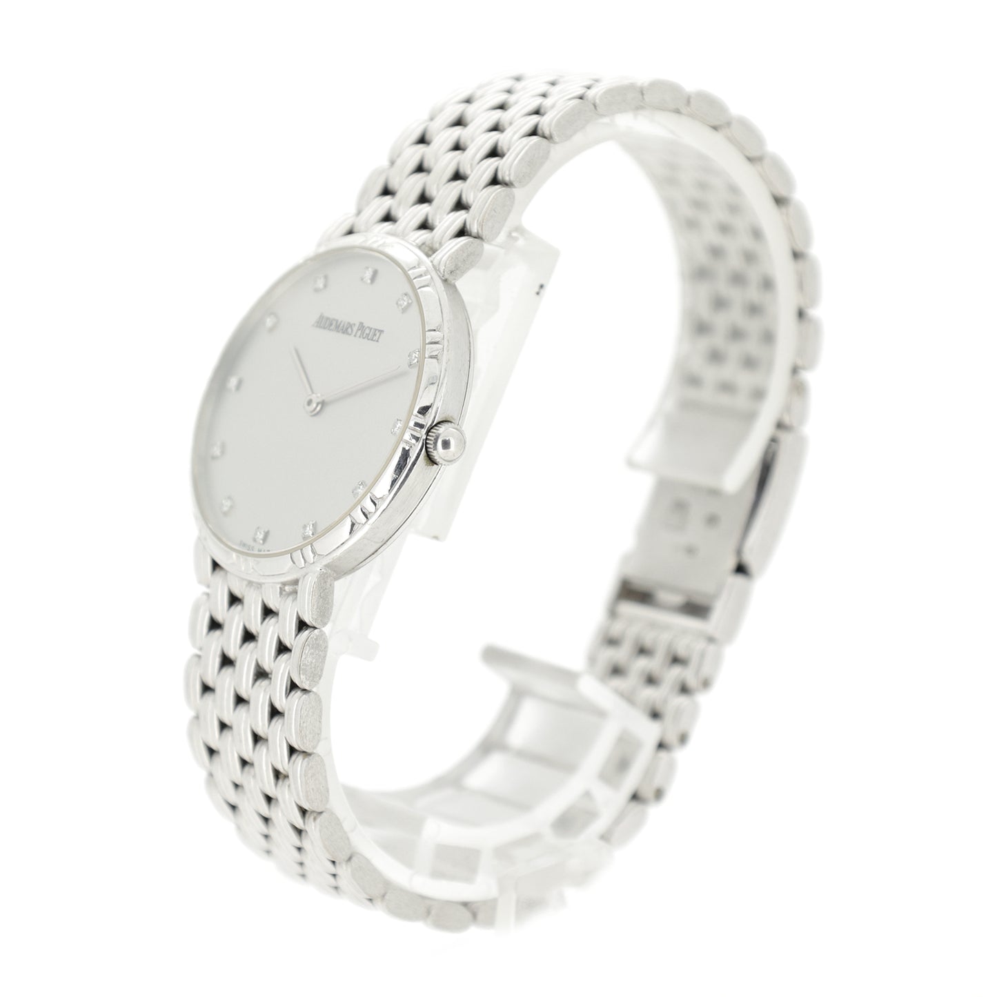 K18WG AUDEMARS PIGUET オーデマピゲ 12PD ラウンドウォッチ メンズ 腕時計