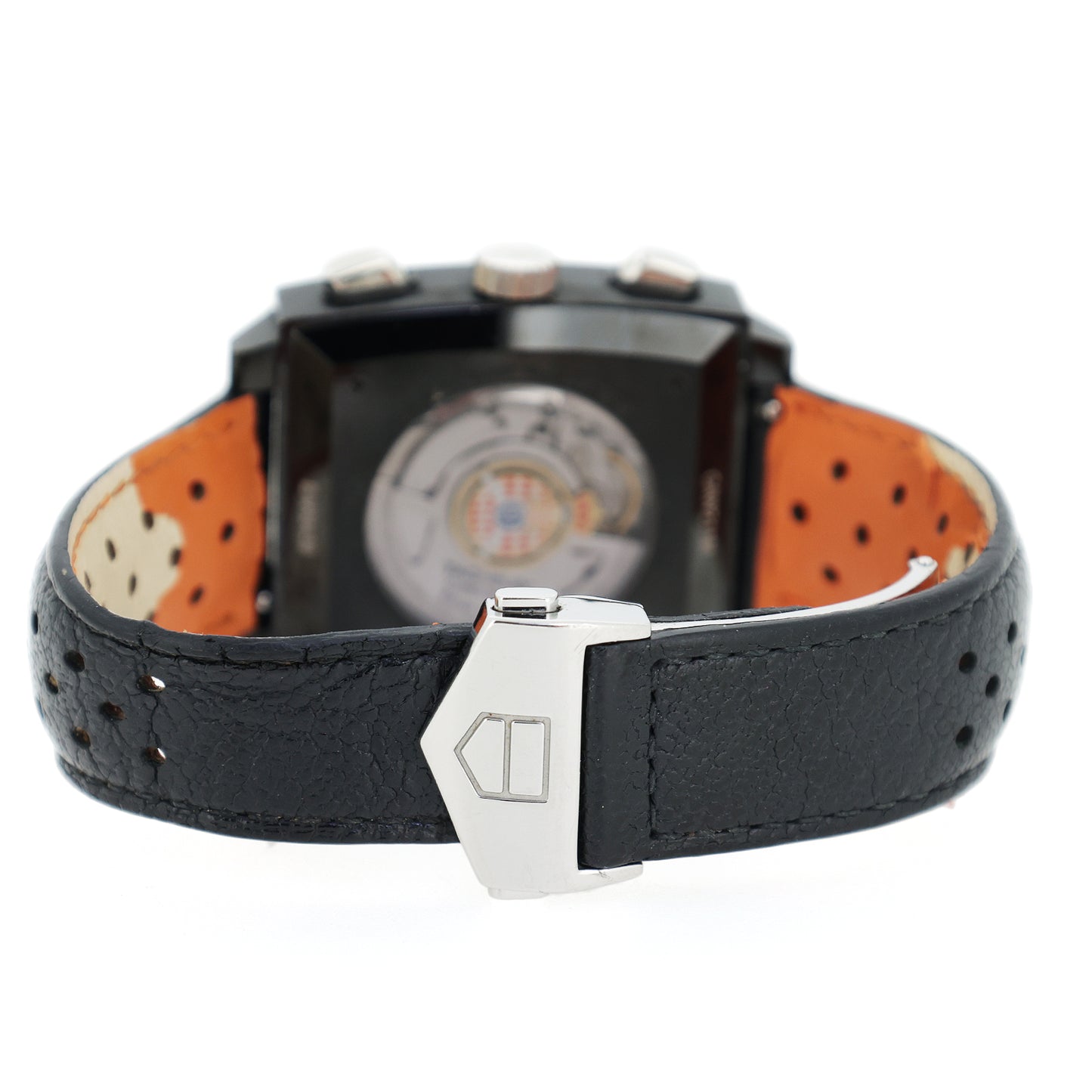 TAG HEUER タグホイヤー モナコ クロノグラフ ACM キャリバー12 CAW211M ブラックスティール メンズ 腕時計