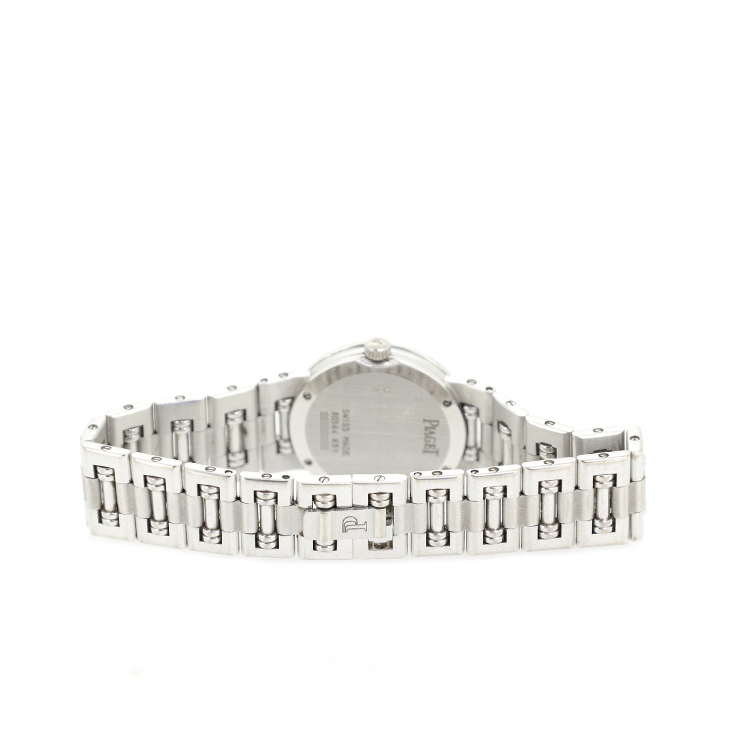 K18WG ベゼルダイヤ PIAGET ピアジェ  ダンサー 12Pエメラルド パヴェダイヤ  80564K81  レディース 腕時計