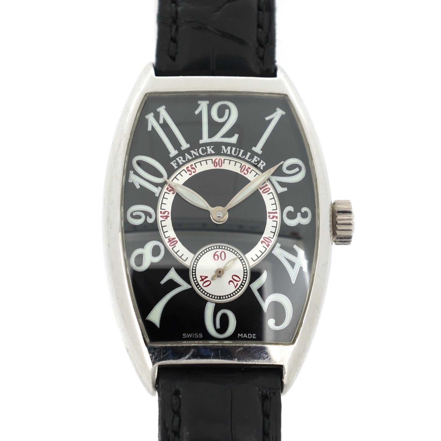 プラチナ950 日本限定モデル FRANCK MULLER フランクミュラー トノーカーベックス 2851S6J メンズ 腕時計