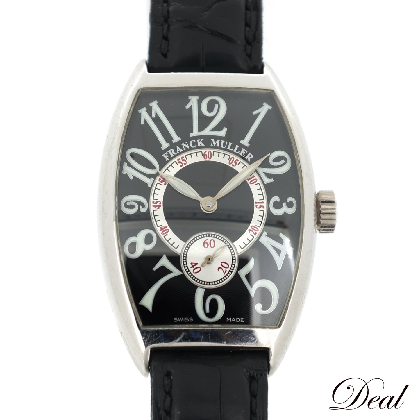 プラチナ950 日本限定モデル FRANCK MULLER フランクミュラー トノーカーベックス 2851S6J メンズ 腕時計