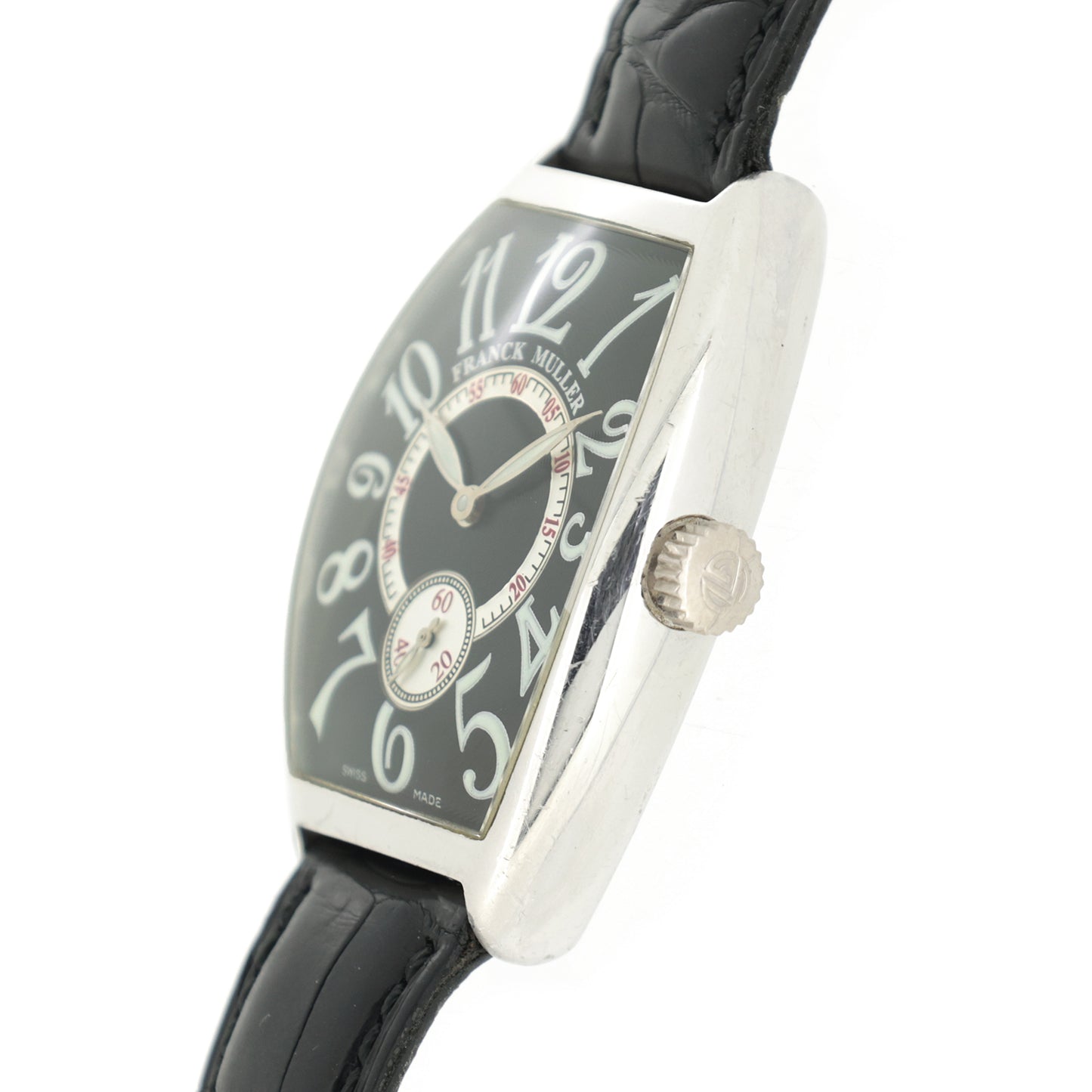 プラチナ950 日本限定モデル FRANCK MULLER フランクミュラー トノーカーベックス 2851S6J メンズ 腕時計