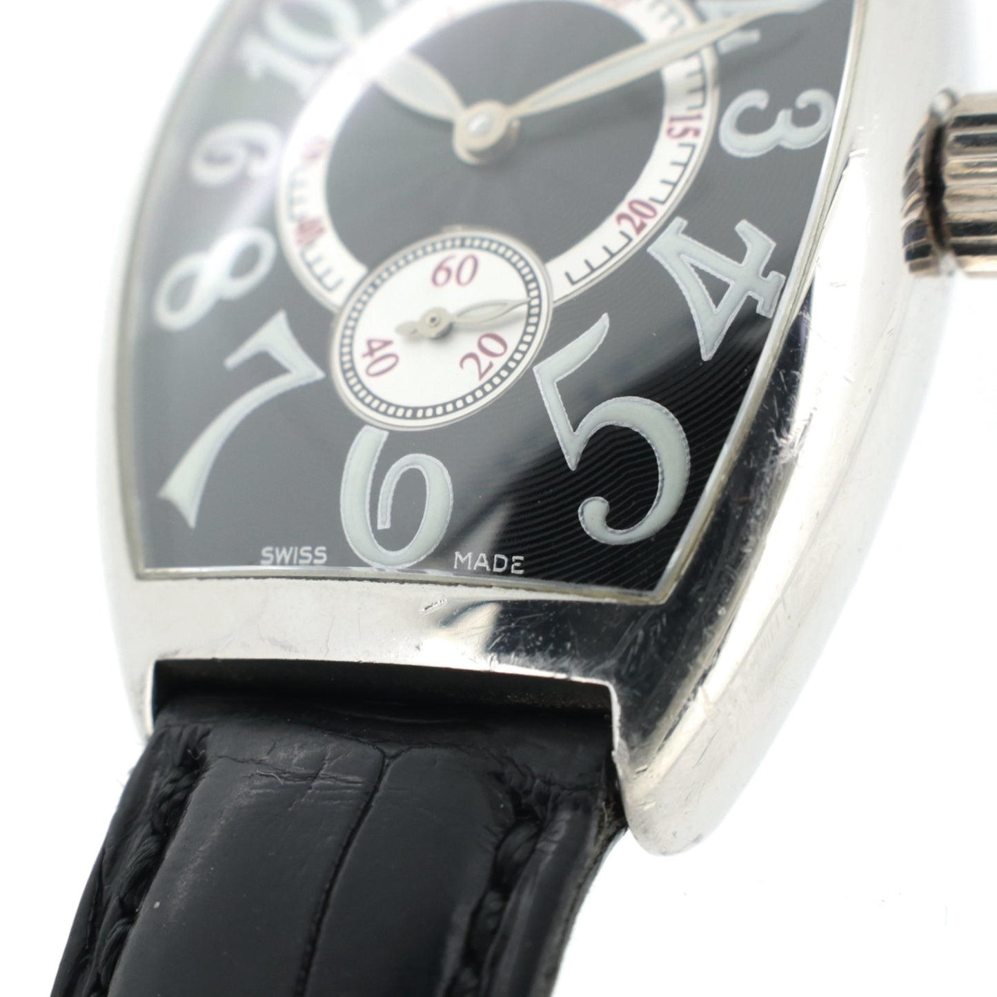 プラチナ950 日本限定モデル FRANCK MULLER フランクミュラー トノーカーベックス 2851S6J メンズ 腕時計