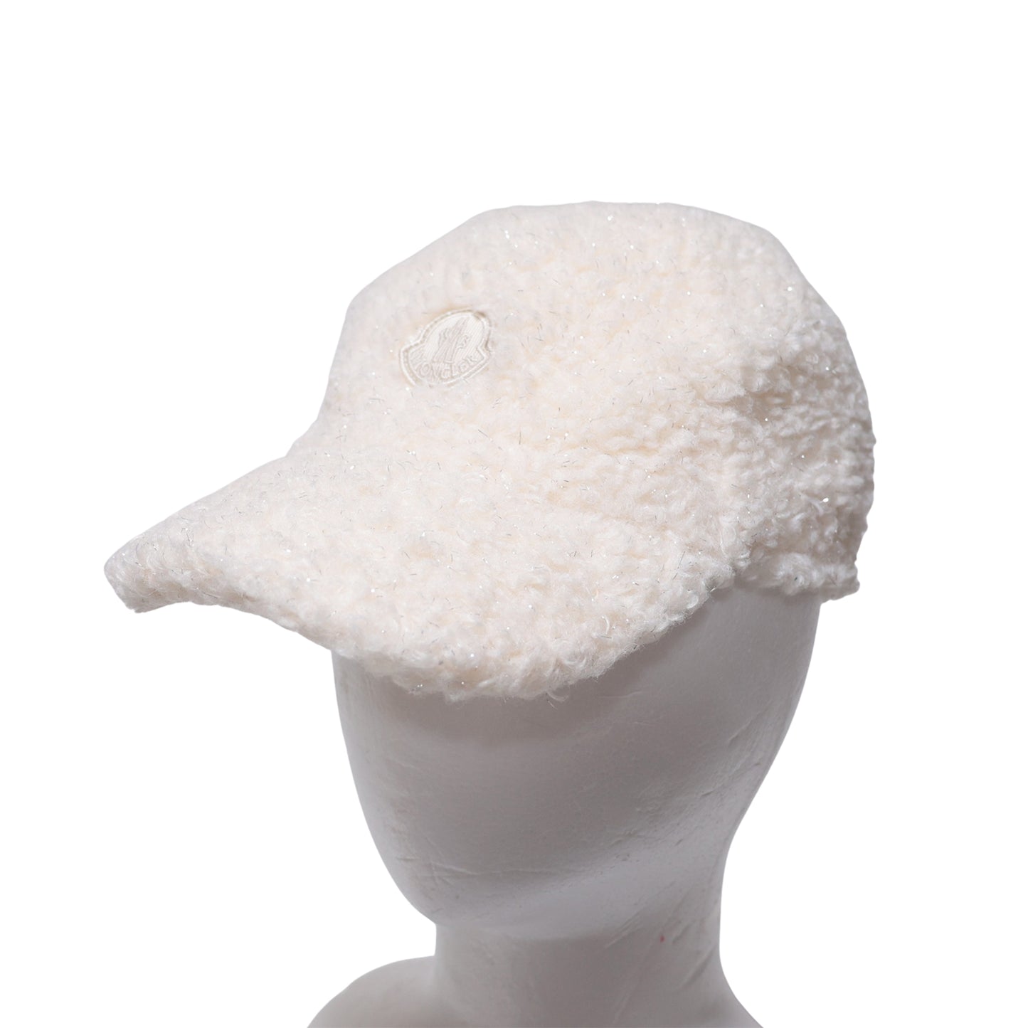MONCLER モンクレール ボア ベースボール キャップ H20933B00007 899PG ホワイト レディース 帽子