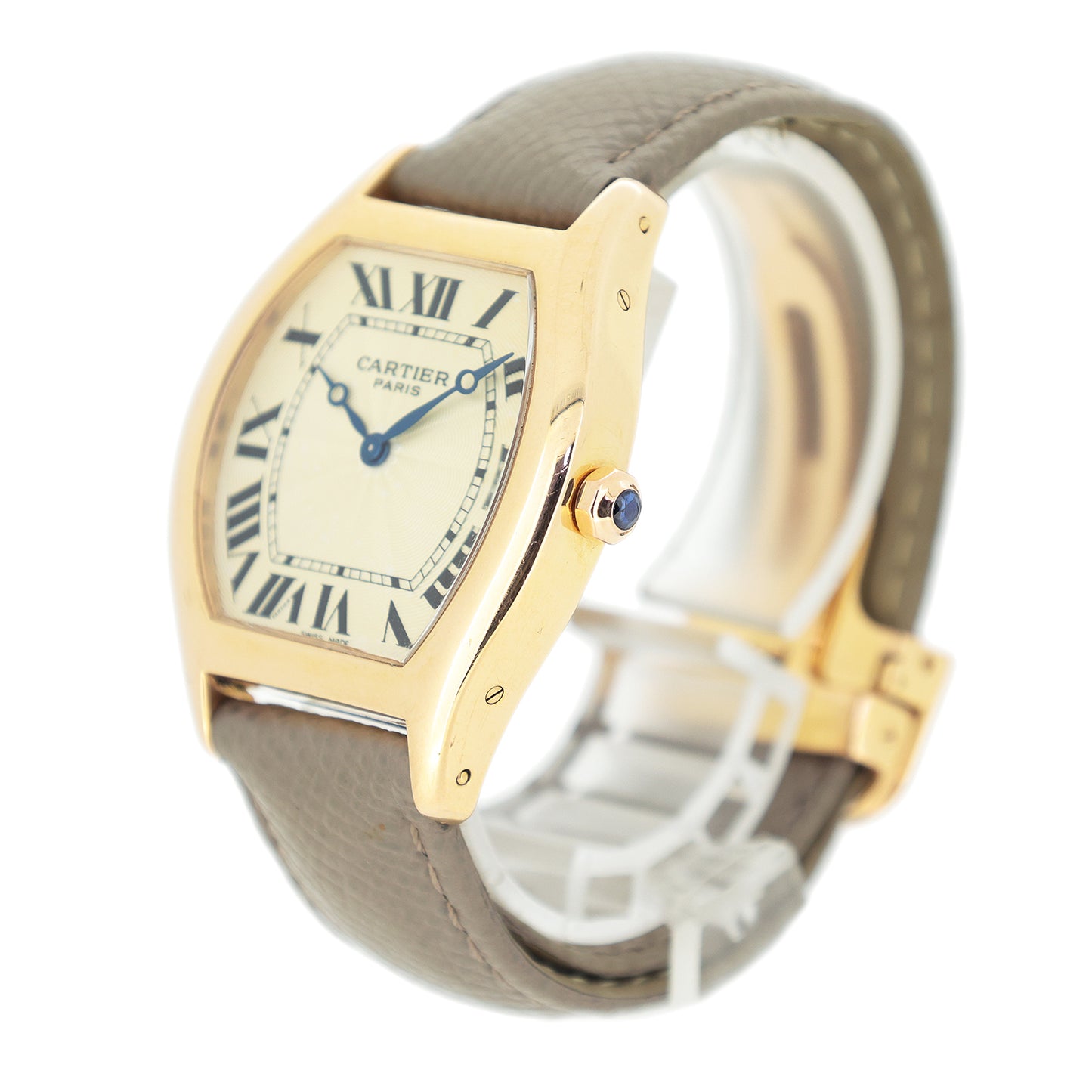 K18PG Cartier カルティエ  トーチュLM CPCP  W1536851  メンズ 腕時計