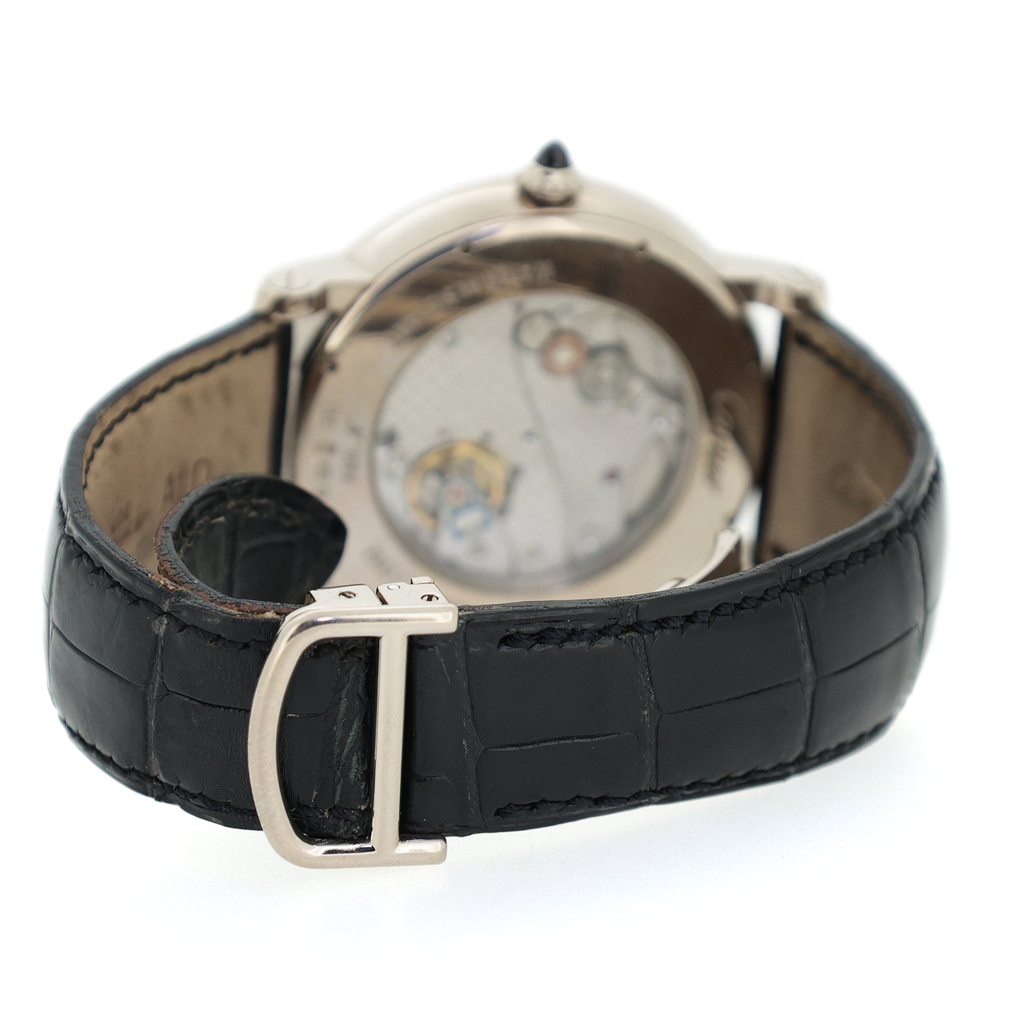 K18WG Cartier カルティエ ロトンド ラージデイトMM CPCP W1550751 メンズ 腕時計