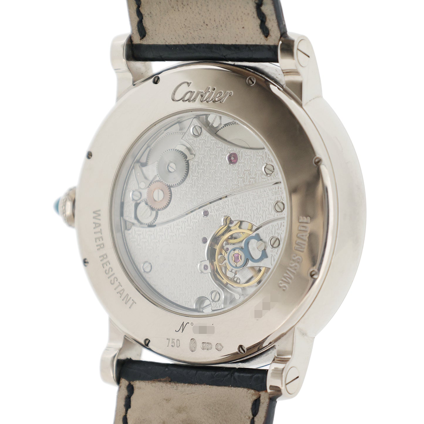 K18WG Cartier カルティエ ロトンド ラージデイトMM CPCP W1550751 メンズ 腕時計