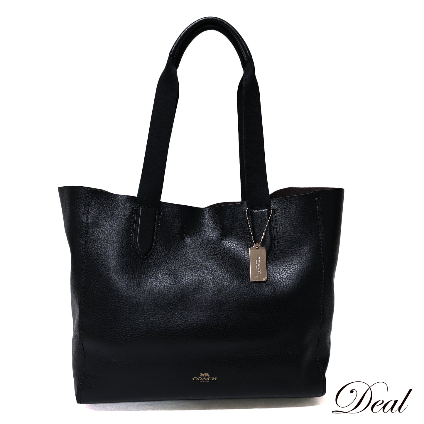 COACH Derby Pebble Black 58660 女士托特包