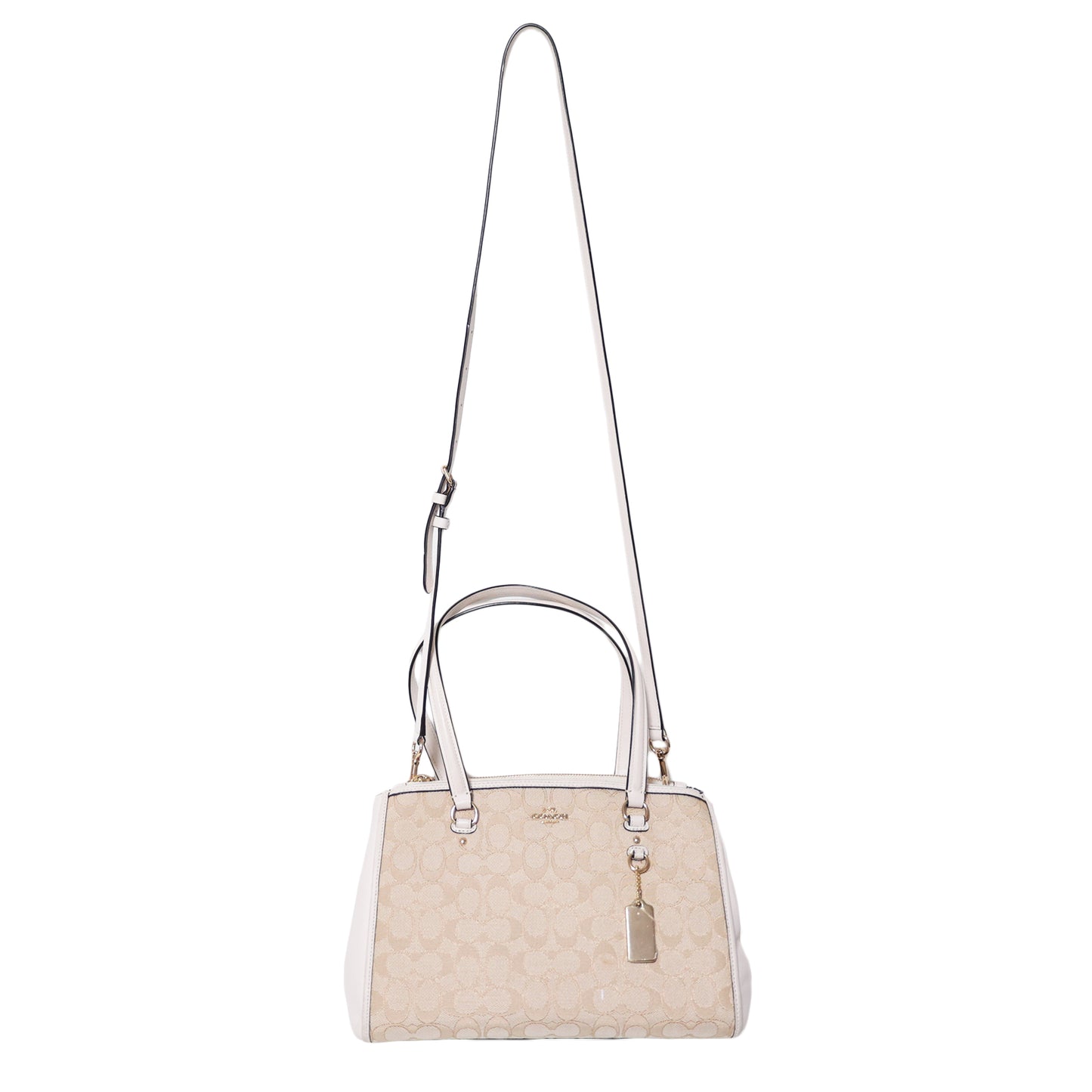COACH Signature Stanton Carryall F36906 两用米色女士手提包