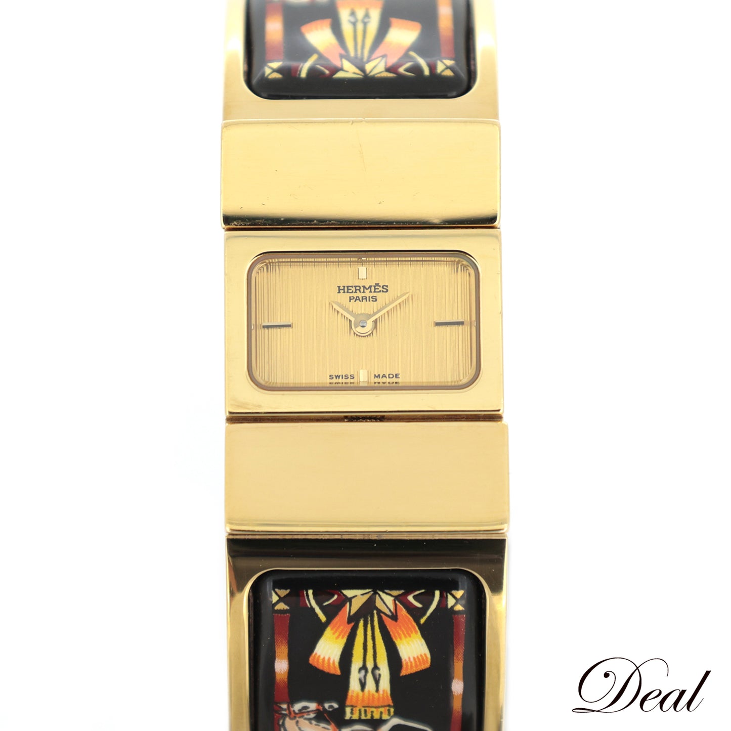 HERMES エルメス  ロケ バングル ウォッチ  LO1.201  七宝焼き  レディース 腕時計