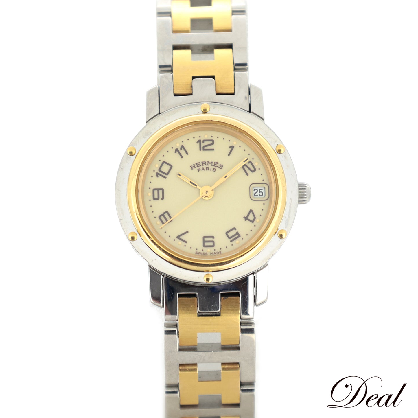 HERMES エルメス クリッパー CL4.220 レディース 腕時計