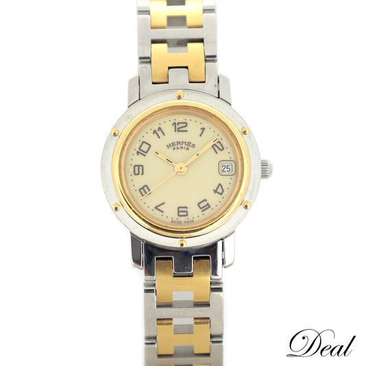 HERMES エルメス クリッパー CL4.220 レディース 腕時計