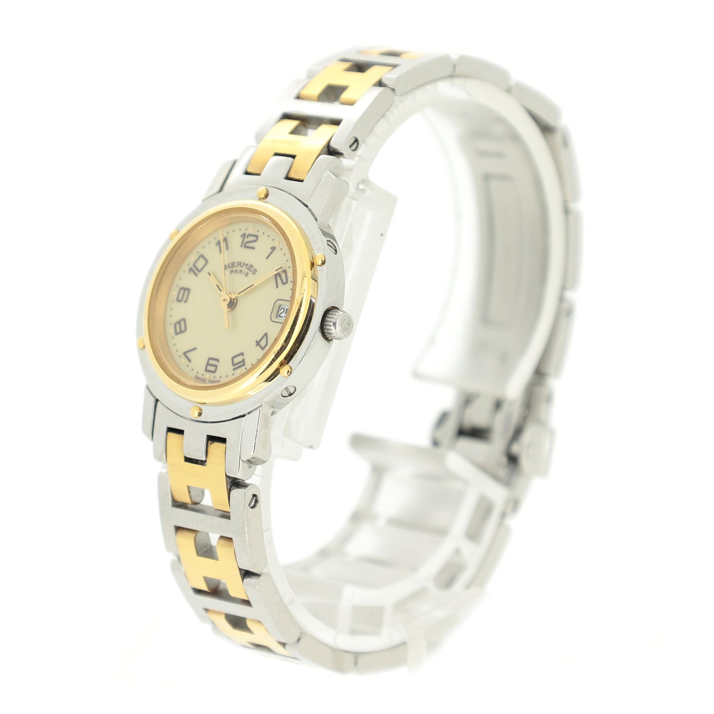 HERMES エルメス クリッパー CL4.220 レディース 腕時計