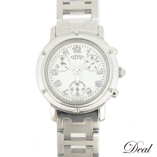 HERMES エルメス クリッパー クロノグラフ CL1.310 ボーイズ レディース 腕時計