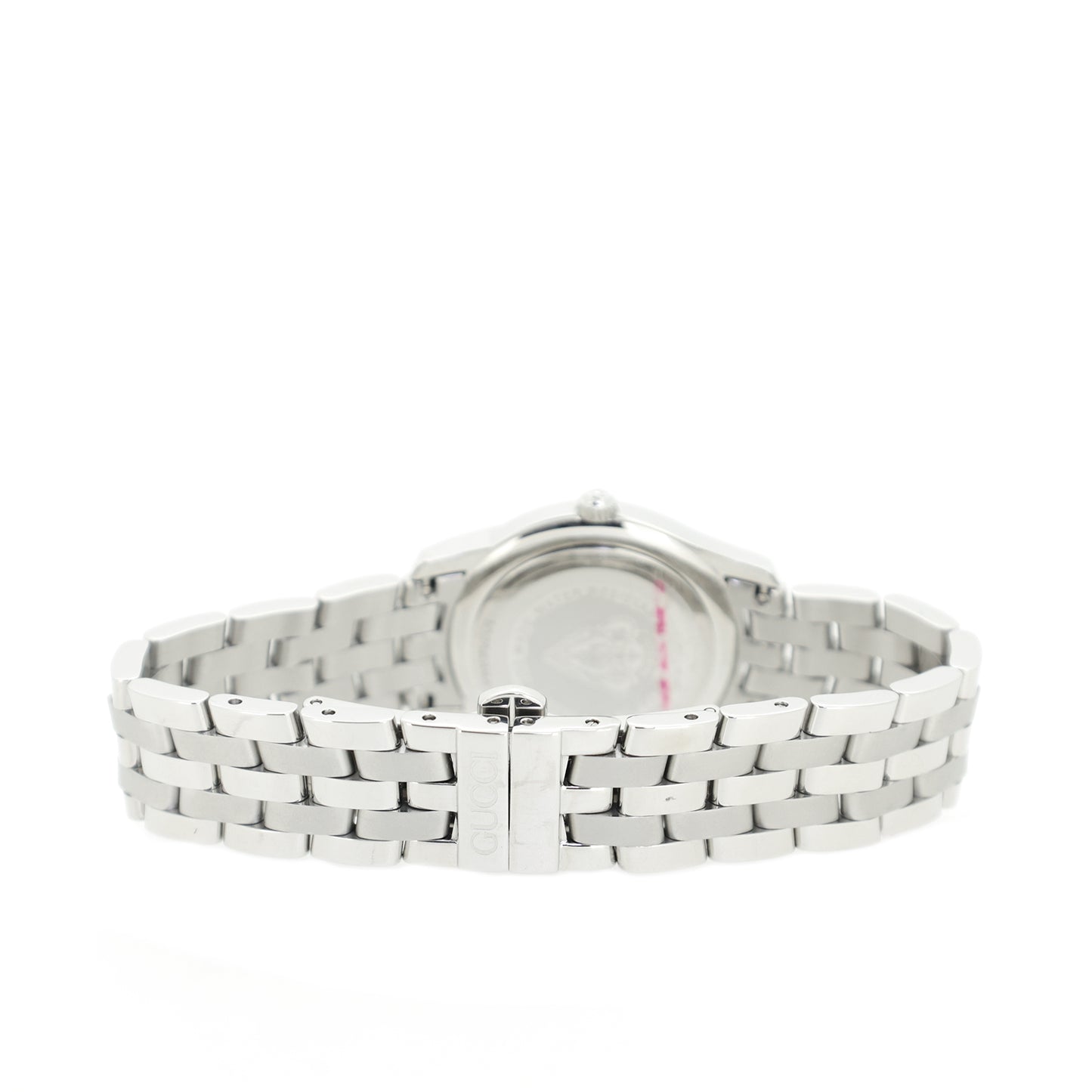 美品 GUCCI グッチ  ラウンドウォッチ ブラック クォーツ  5500L  レディース 腕時計