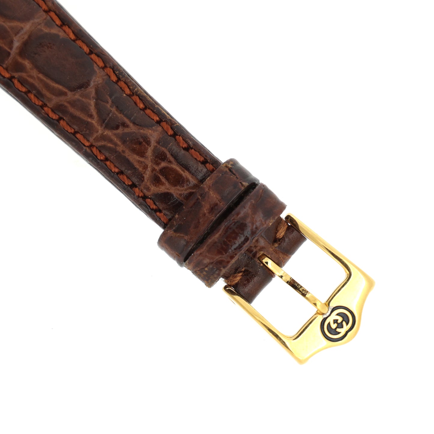 GUCCI グッチ ラウンドウォッチ ホワイト クォーツ 5400L レディース 腕時計