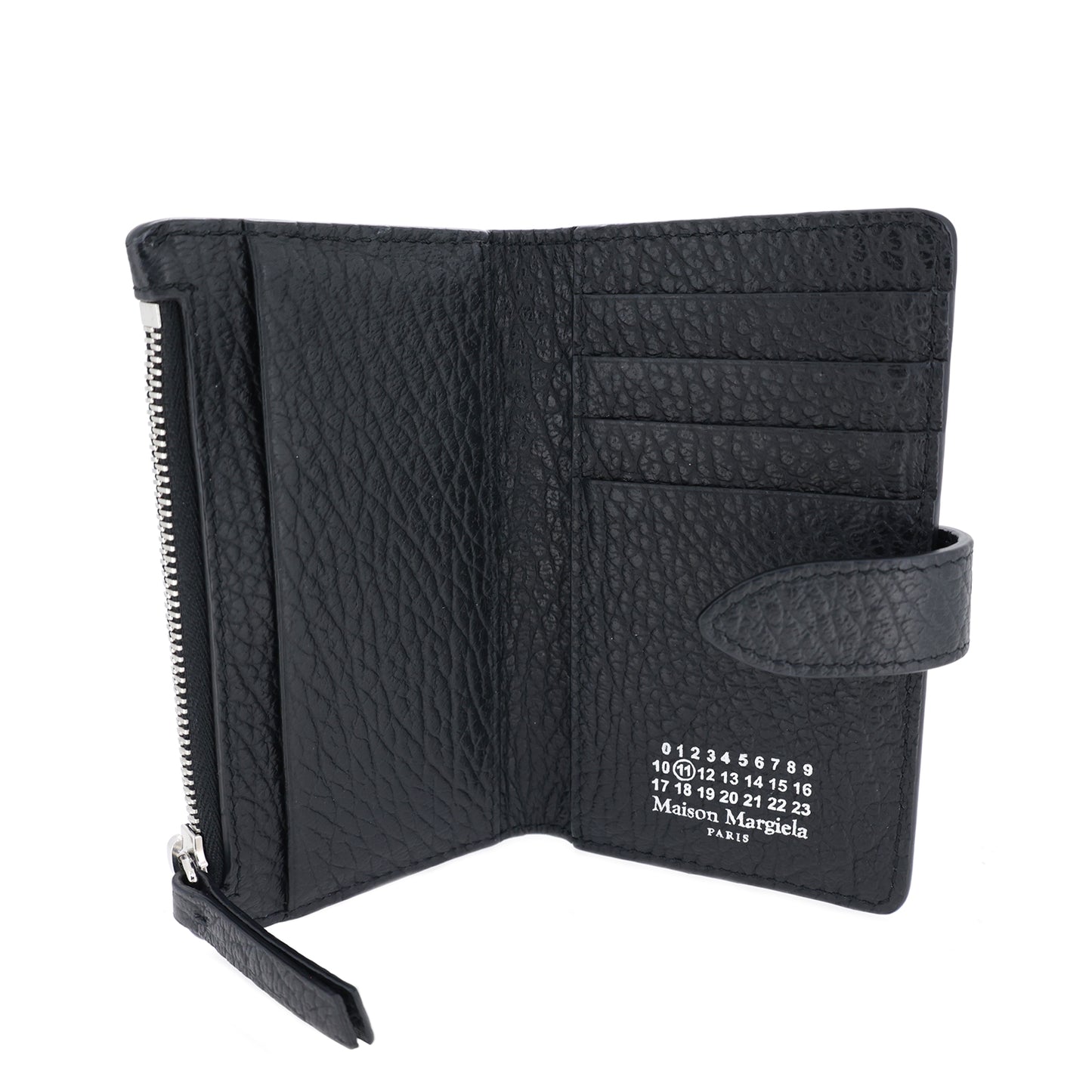 Maison Margiela メゾンマルジェラ 4ステッチ ミニウォレット コイン＆カード SA1VX0019 P4455 ブラック メンズ コインケース