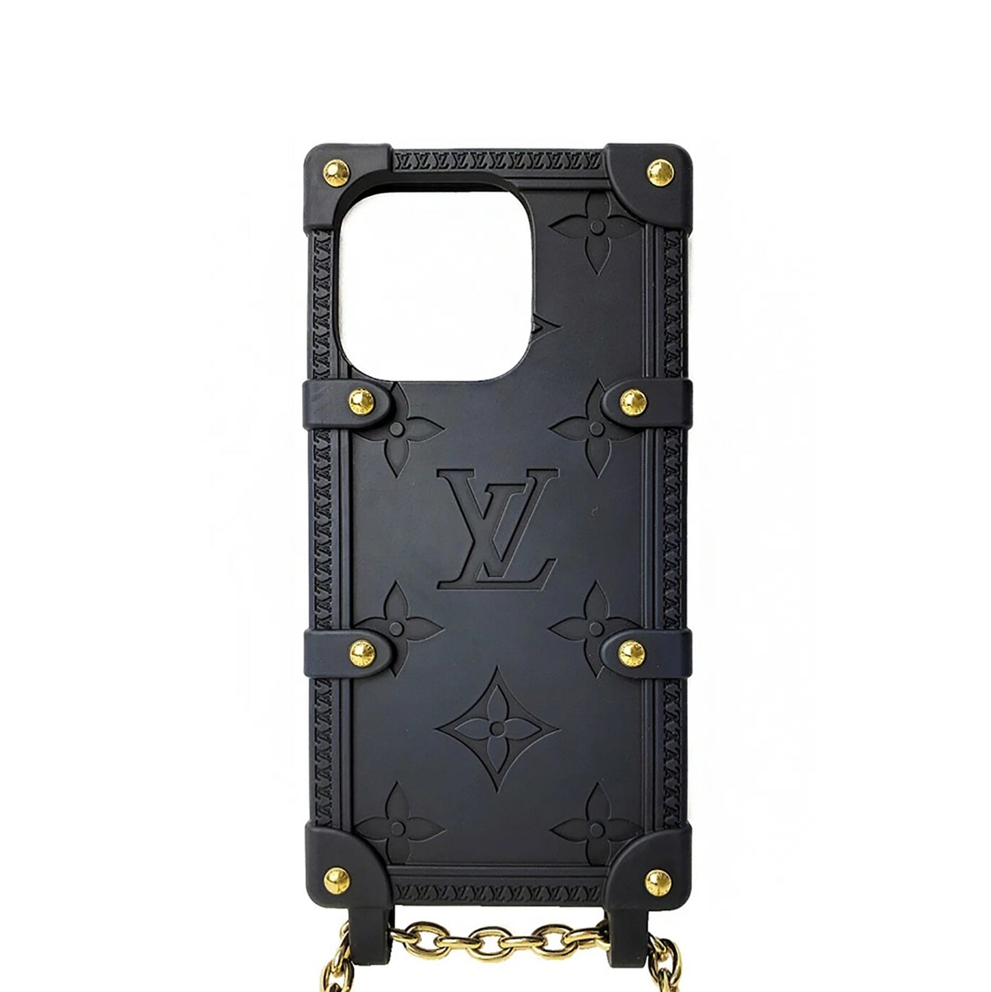 LOUIS VUITTON ルイ・ヴィトン モノグラム リ トランク iPhone 14pro M81997 スマホショルダー ブラック レディース スマホケース
LV