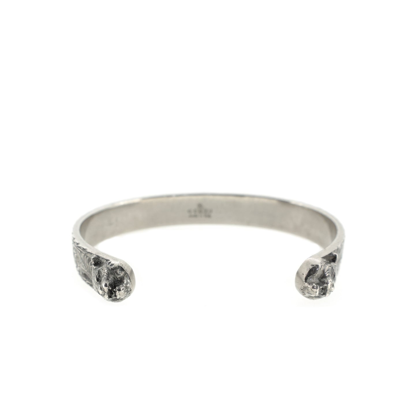 GUCCI グッチ タイガーヘッド アラベスク #16 SV925 シルバー メンズ バングル