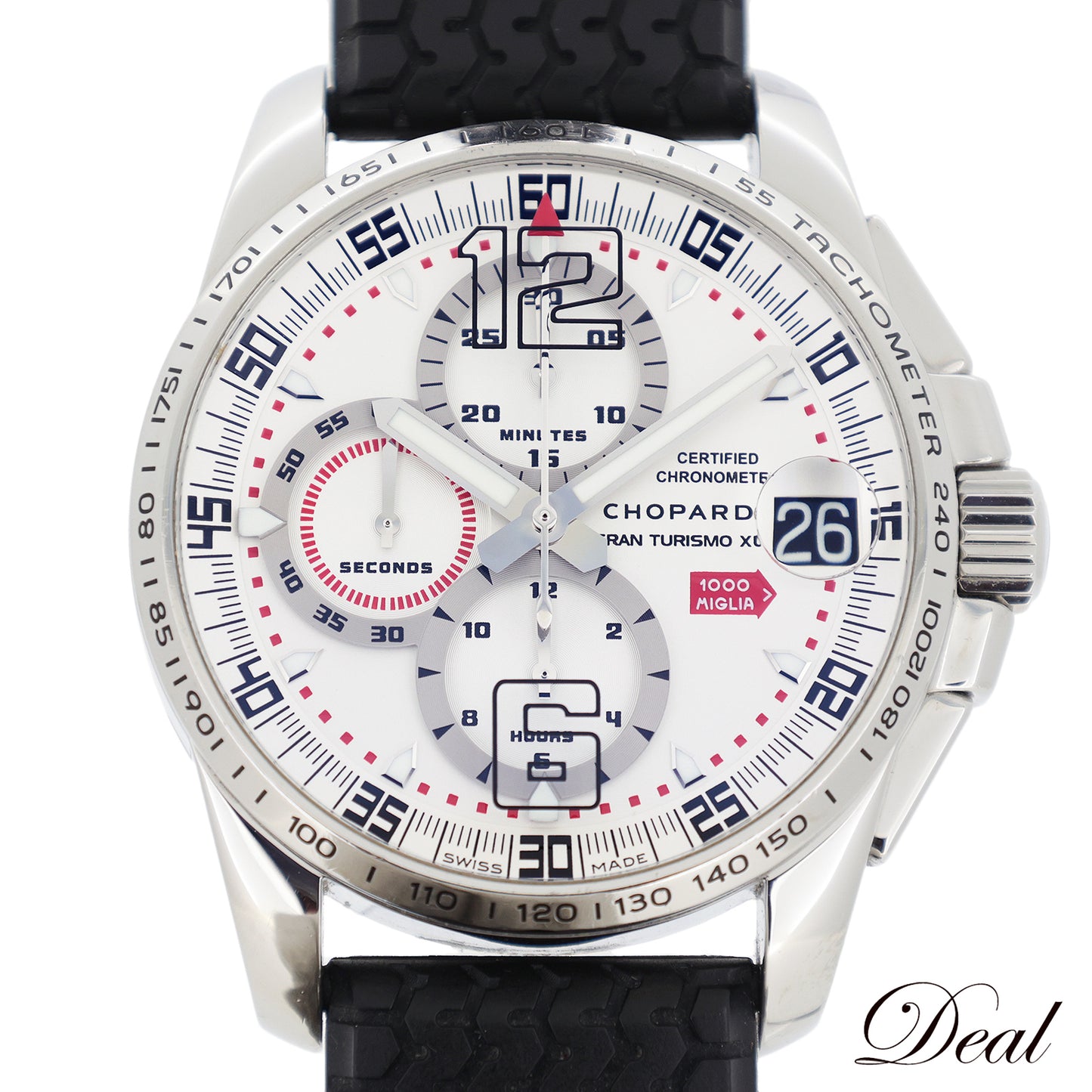 2008本限定 Chopard ショパール ミッレミリア GT XL クロノグラフ 16/8459-3009 メンズ 腕時計