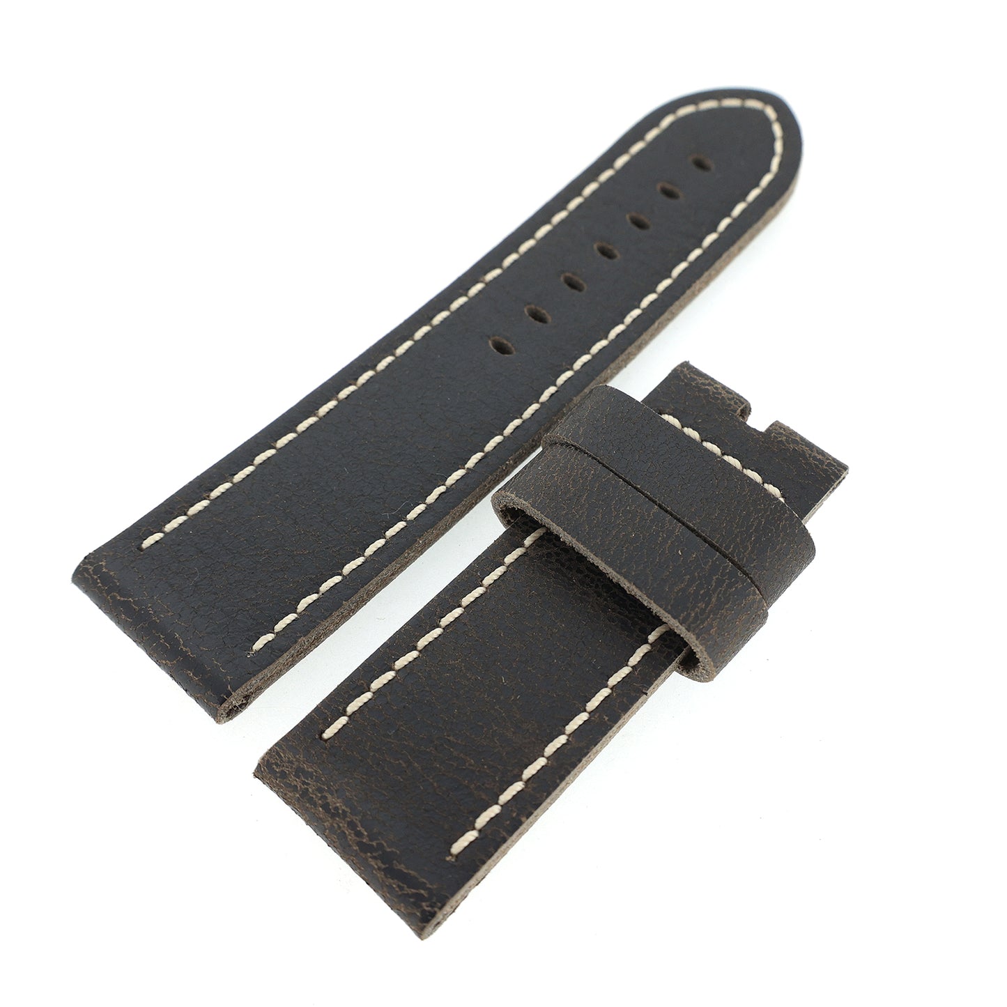 未使用 保管品 PANERAI パネライ 純正 レザーベルト 尾錠用 26mm ブラウン メンズ 時計ベルト