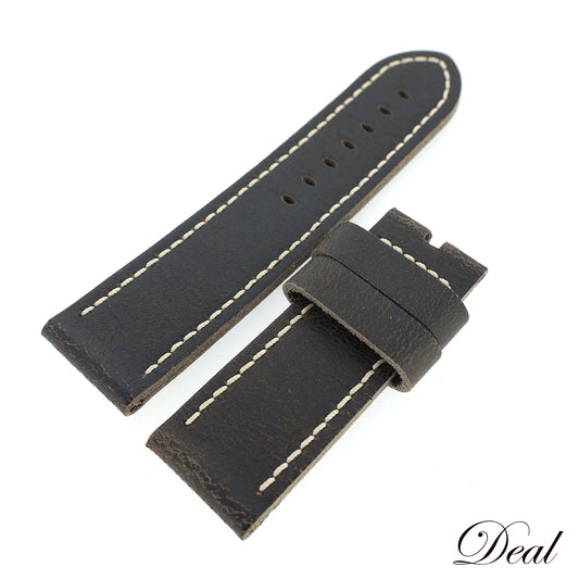 未使用 保管品 PANERAI パネライ 純正 レザーベルト 尾錠用 26mm ブラウン メンズ 時計ベルト