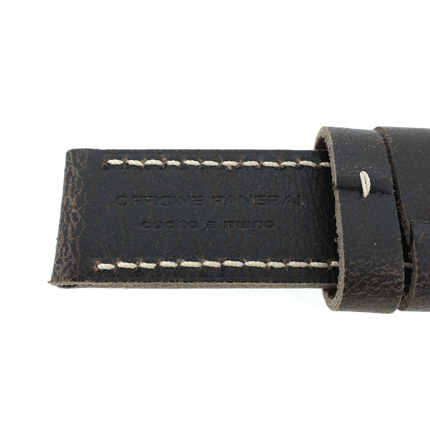 未使用 保管品 PANERAI パネライ 純正 レザーベルト 尾錠用 26mm ブラウン メンズ 時計ベルト