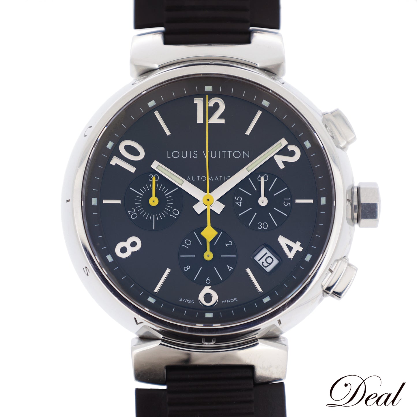 LOUIS VUITTON ルイ・ヴィトン  タンブール クロノ  Q1121  メンズ 腕時計
LV