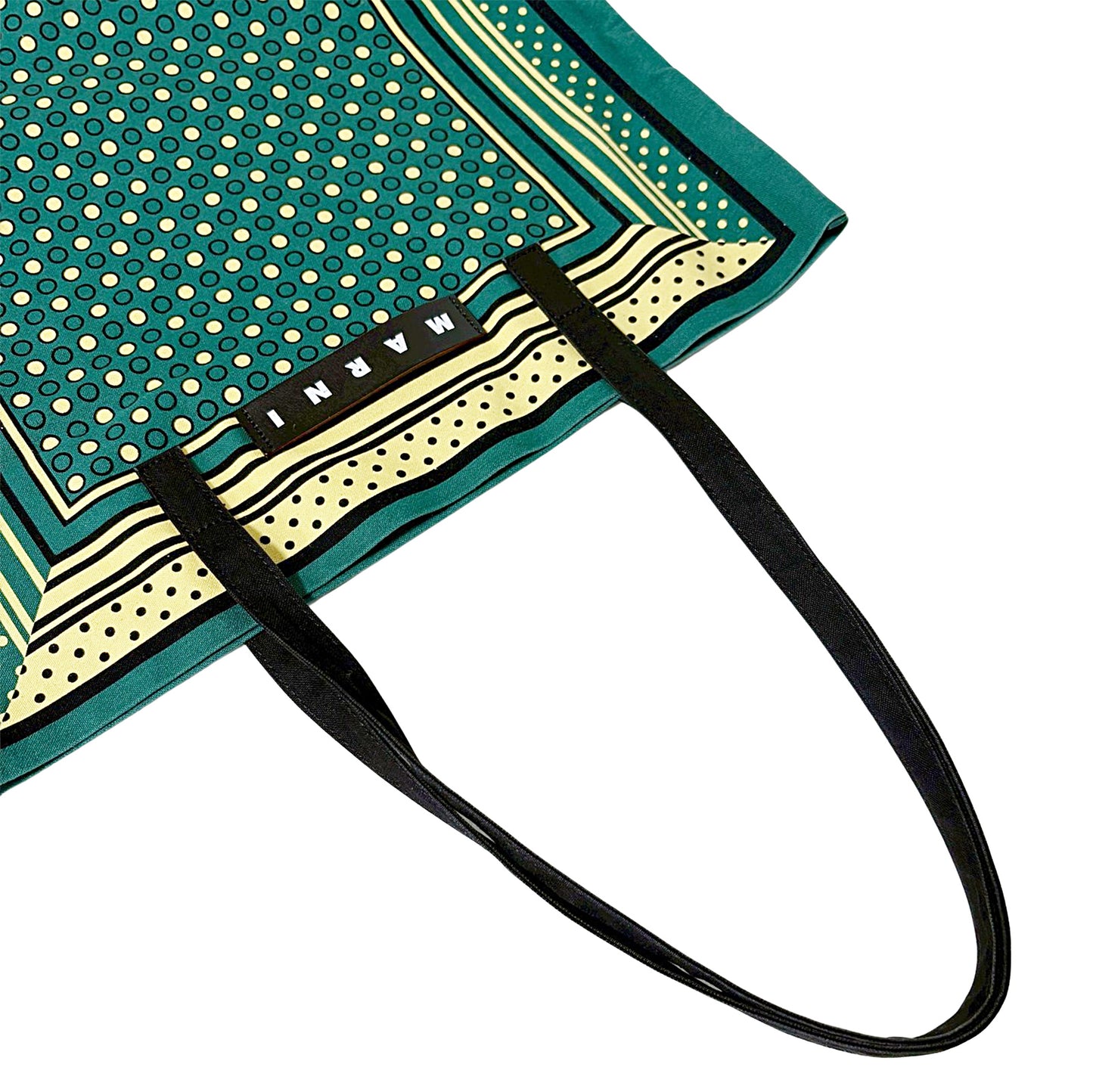 MARNI マルニ バンダナ トート グリーンドット 緑 グリーン レディース トートバッグ