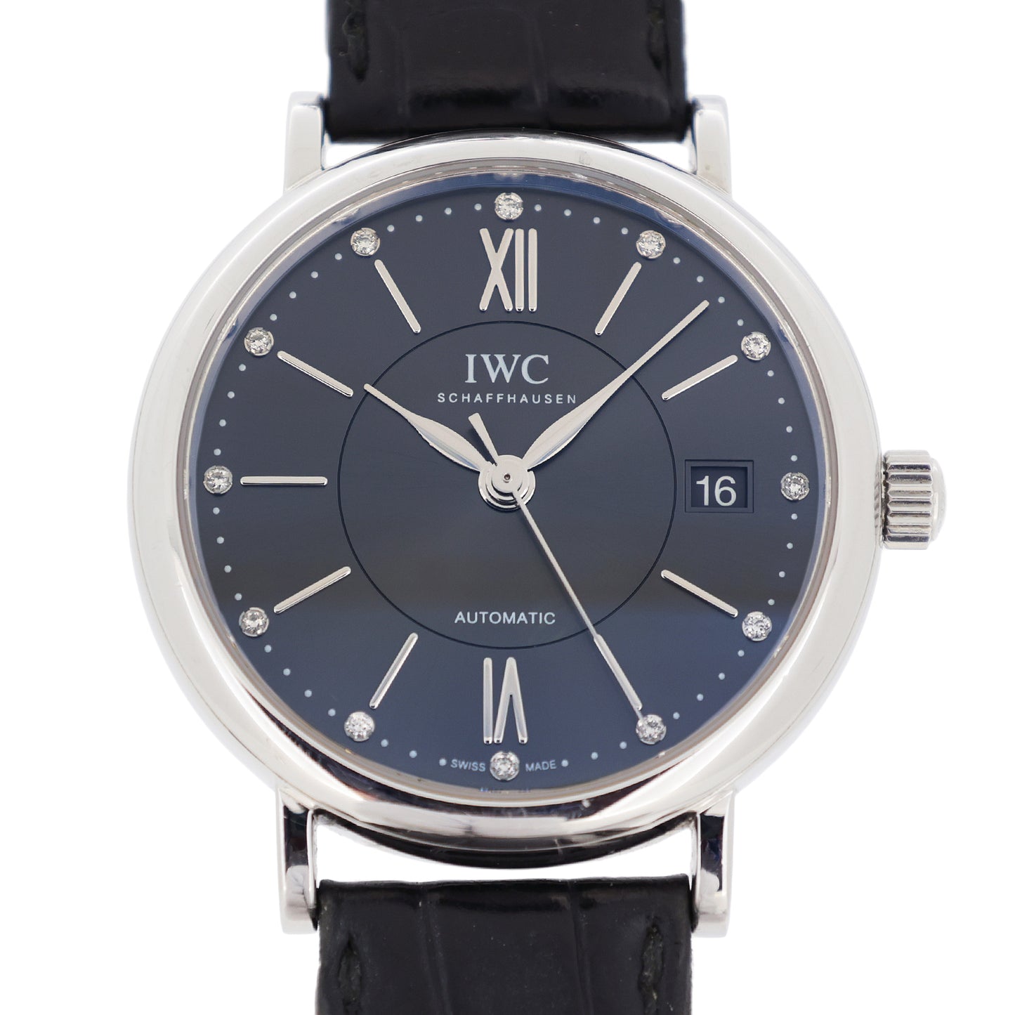 IWC アイダブリュシー ポートフィノ 12Pダイヤ IW458102 メンズ 腕時計