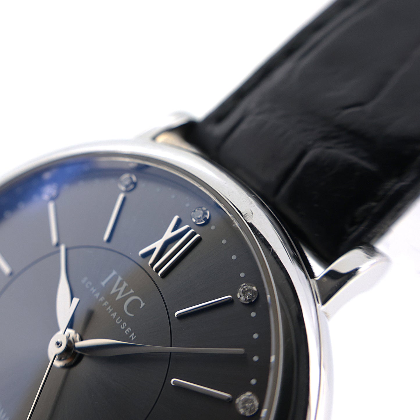 IWC アイダブリュシー ポートフィノ 12Pダイヤ IW458102 メンズ 腕時計