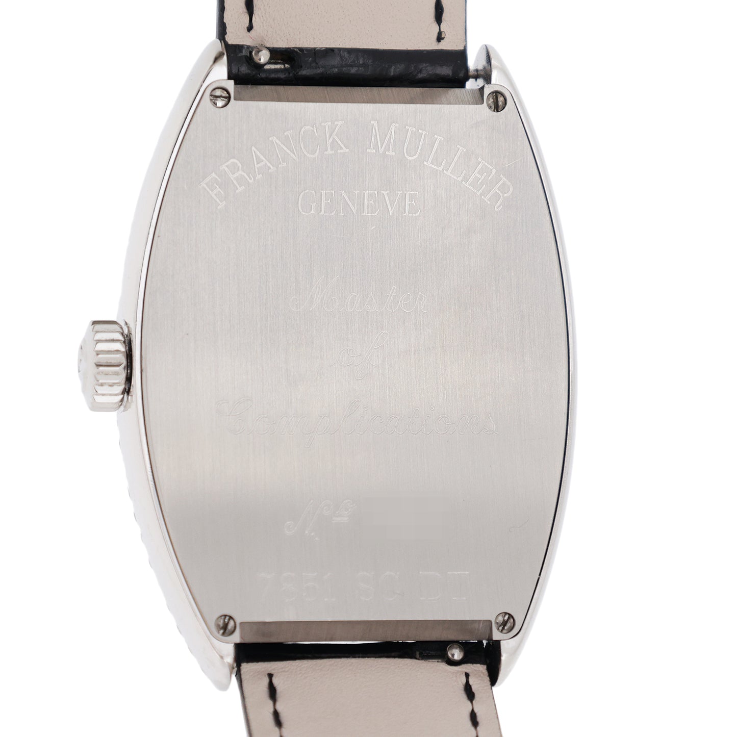 FRANCK MULLER フランクミュラー トノーカーベックス プラチナローター 7851SCDT アフターダイヤ メンズ 腕時計