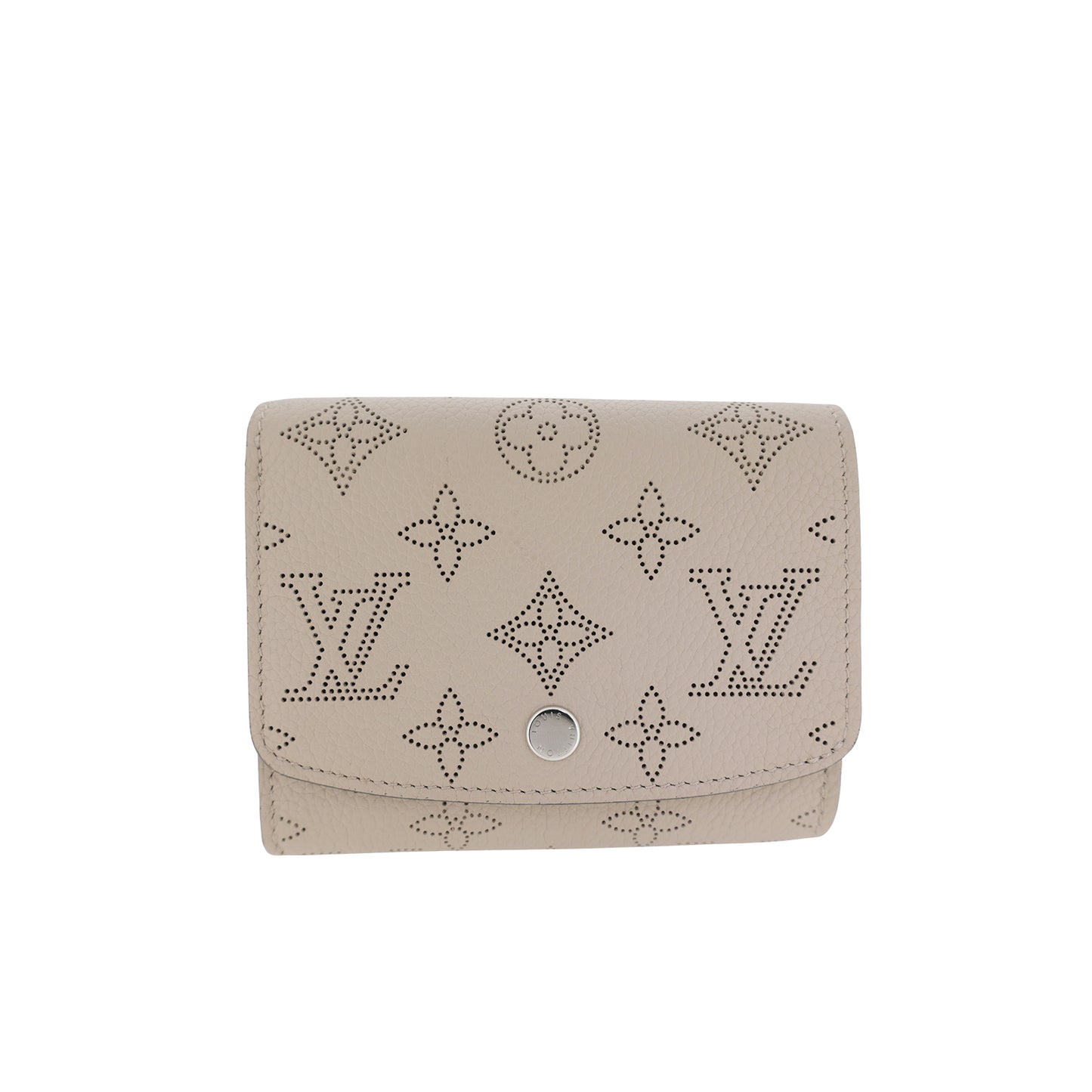 美品 LOUIS VUITTON ルイ・ヴィトン ポリトフォイユ イリス コンパクト M62542 モノグラムマヒナ ガレ ベージュ レディース 二つ折り財布
LV